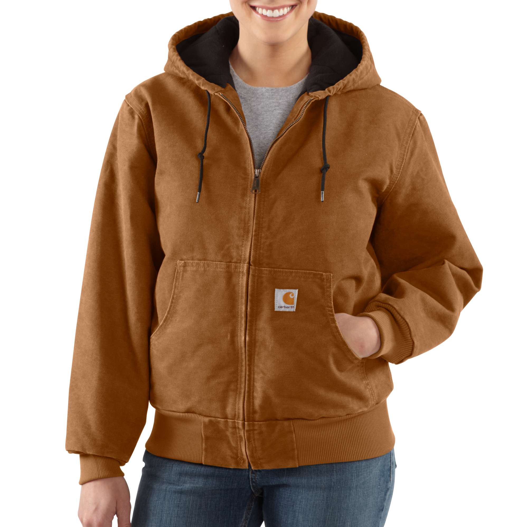 Sandstone Quilted-Flannel Active Jac | Carhartt Reworked