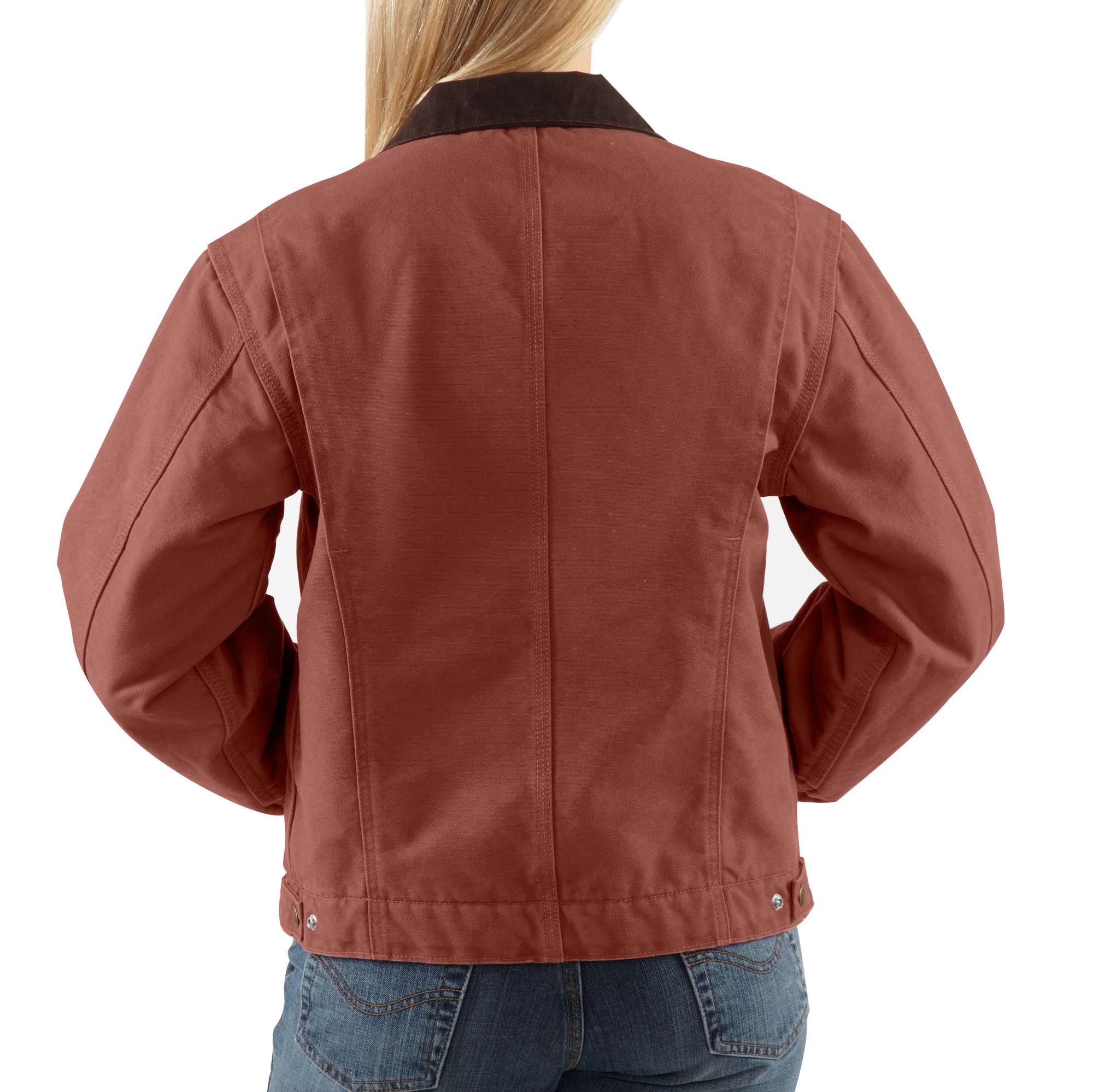 Sandstone Detroit Jacket Sherpa Lined | Carhartt Reworked