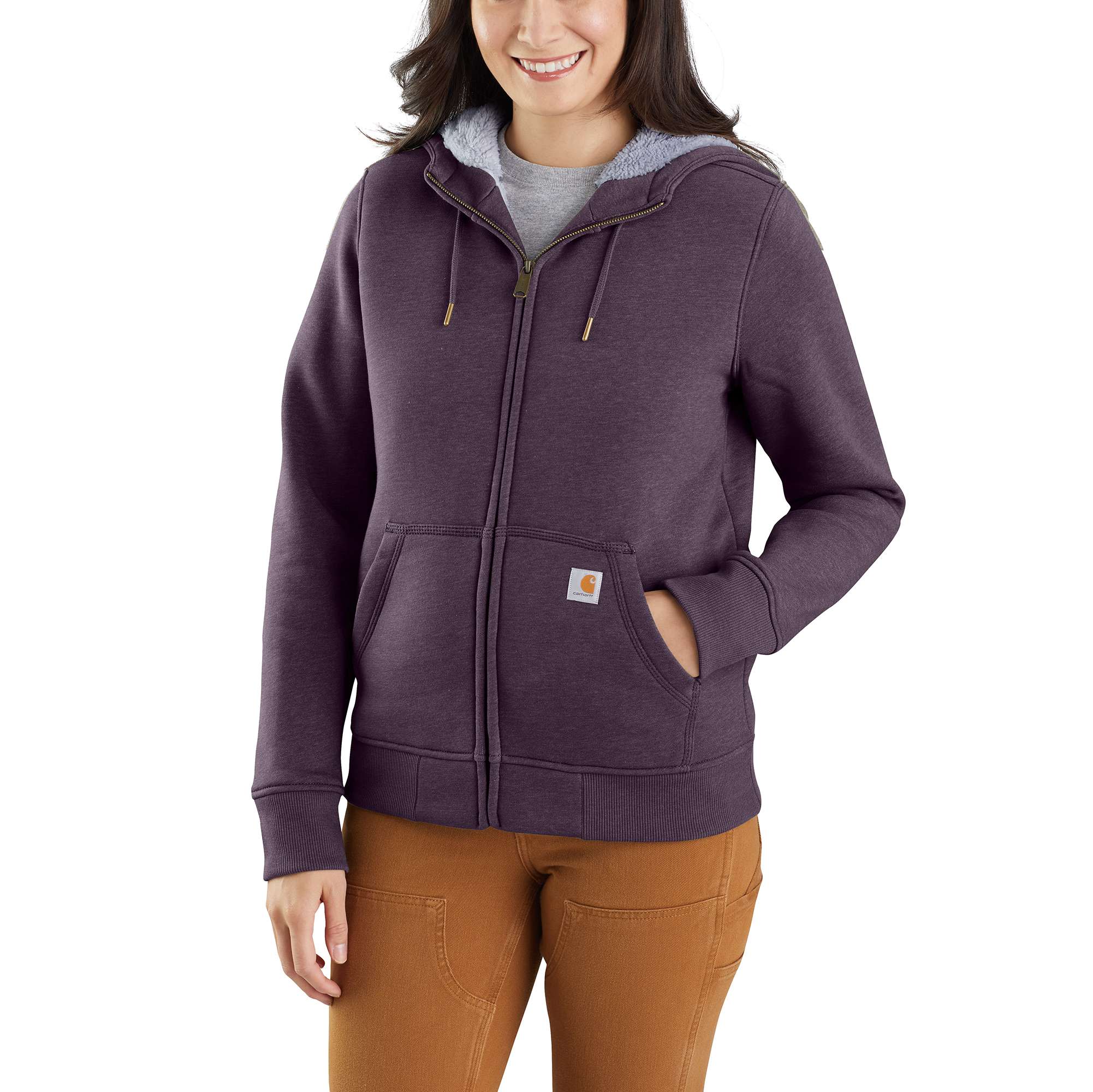 Women's Clarksburg Sherpa-Lined Hoodie | Carhartt Reworked