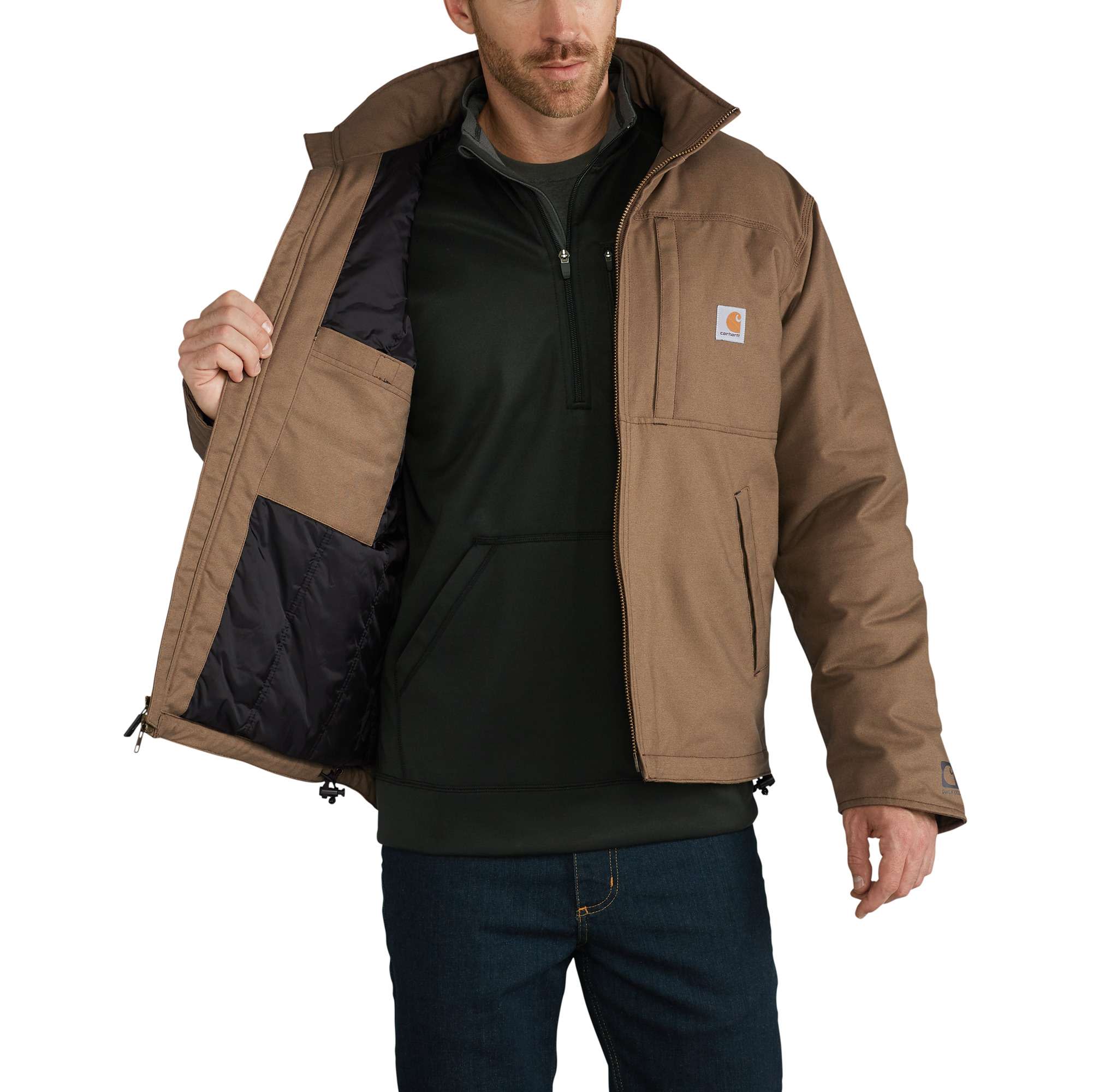 Full Swing® Loose Fit Quick Duck Insulated Jacket - 3 Warmest
