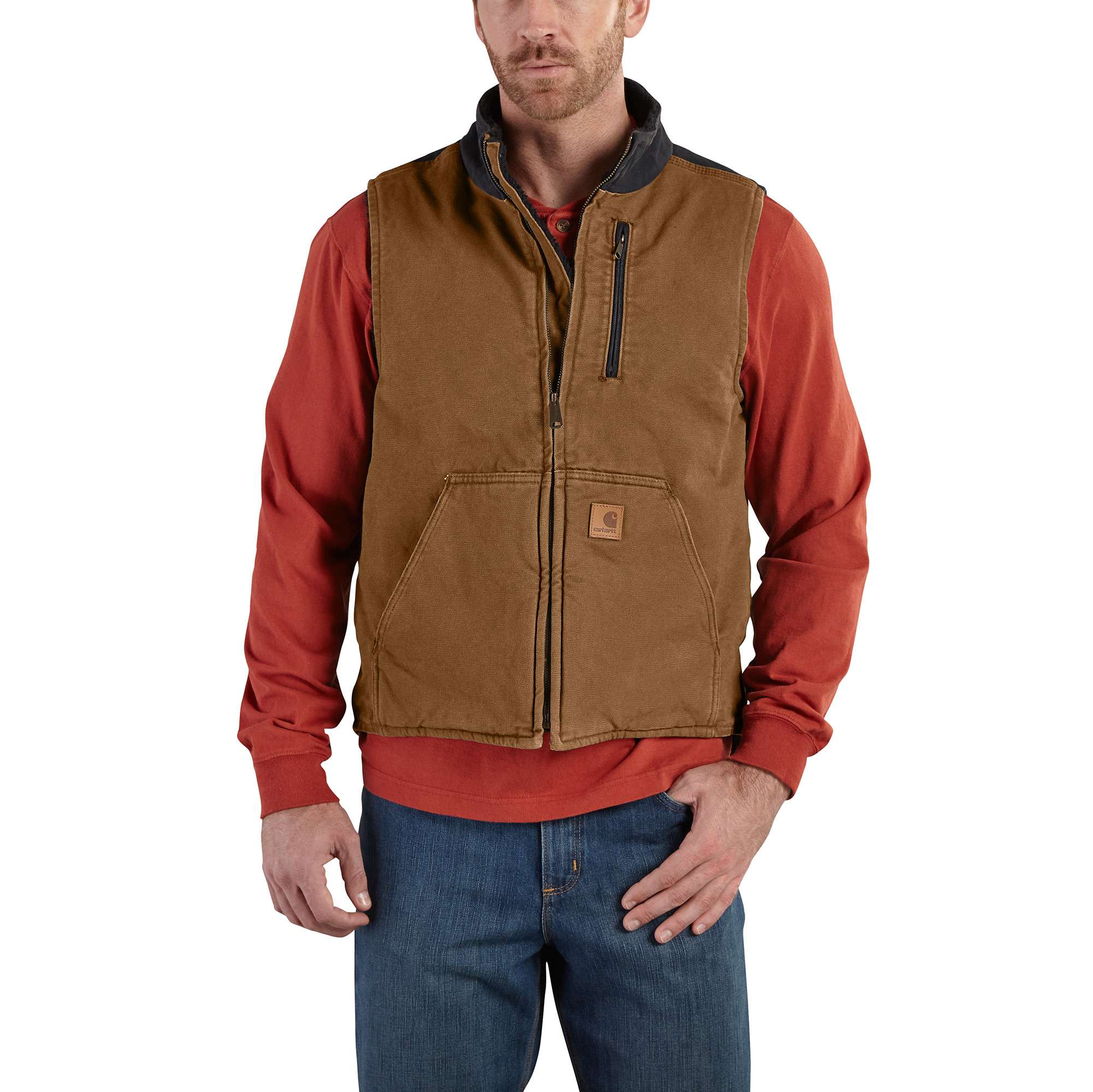 Mens Carhartt newest Sherpa Vest size medium