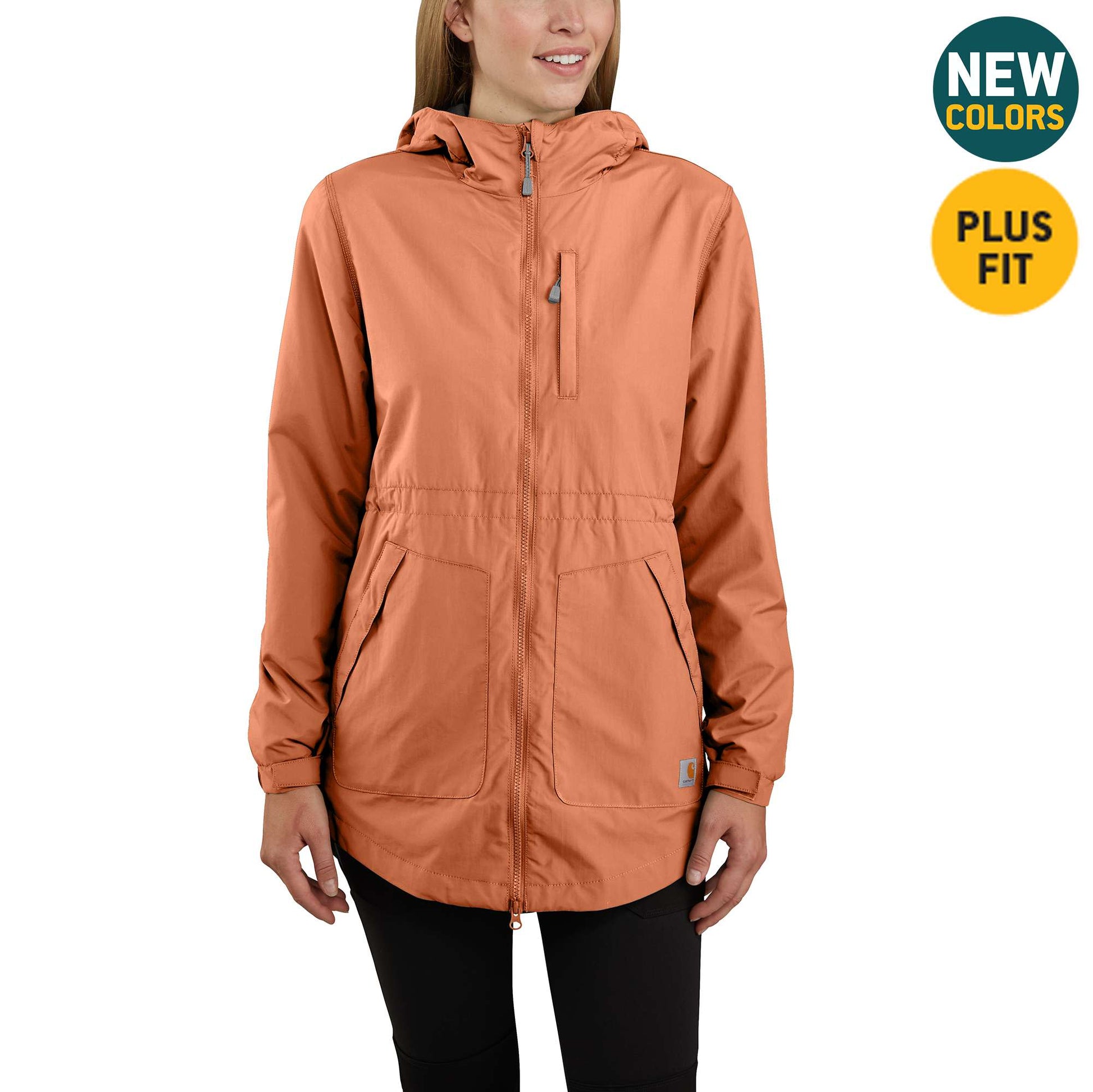 Women's Rain Jacket Relaxed Fit Lightweight Warm Rating