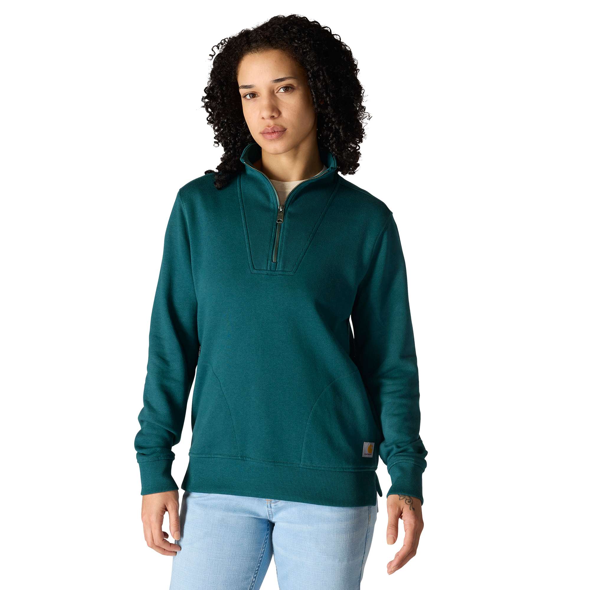 TENCEL™ Fiber Series Half-Zip Sweatshirt | Carhartt Reworked