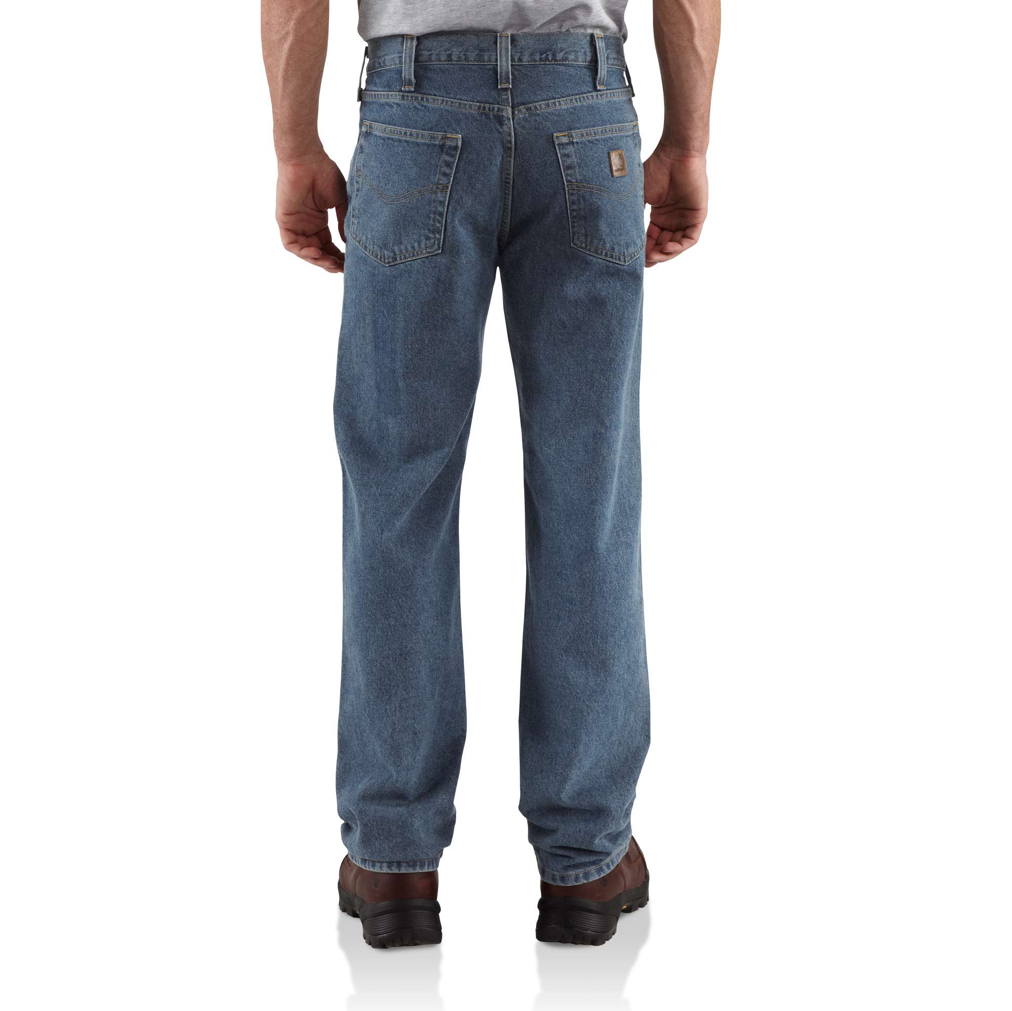 Men's relaxed fit straight leg jeans online