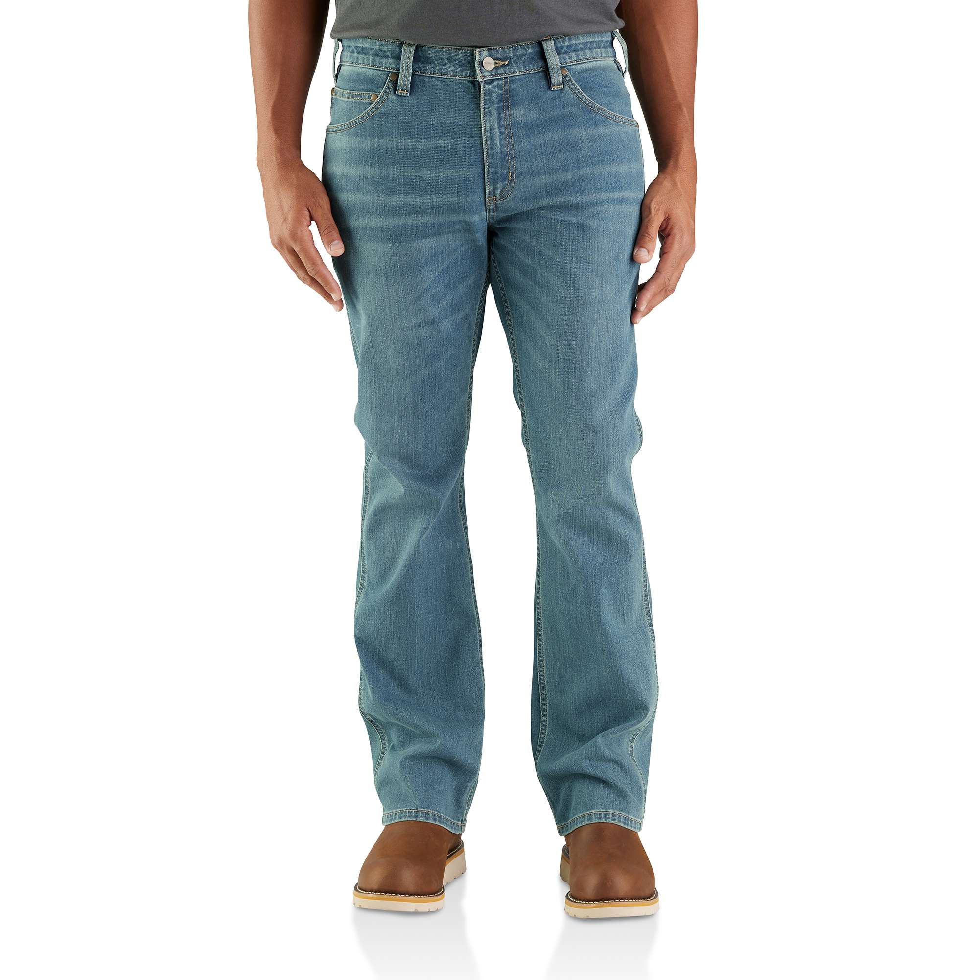 Rugged Flex® Slim Fit Low Rise 5-Pocket Bootcut Jean | Carhartt
