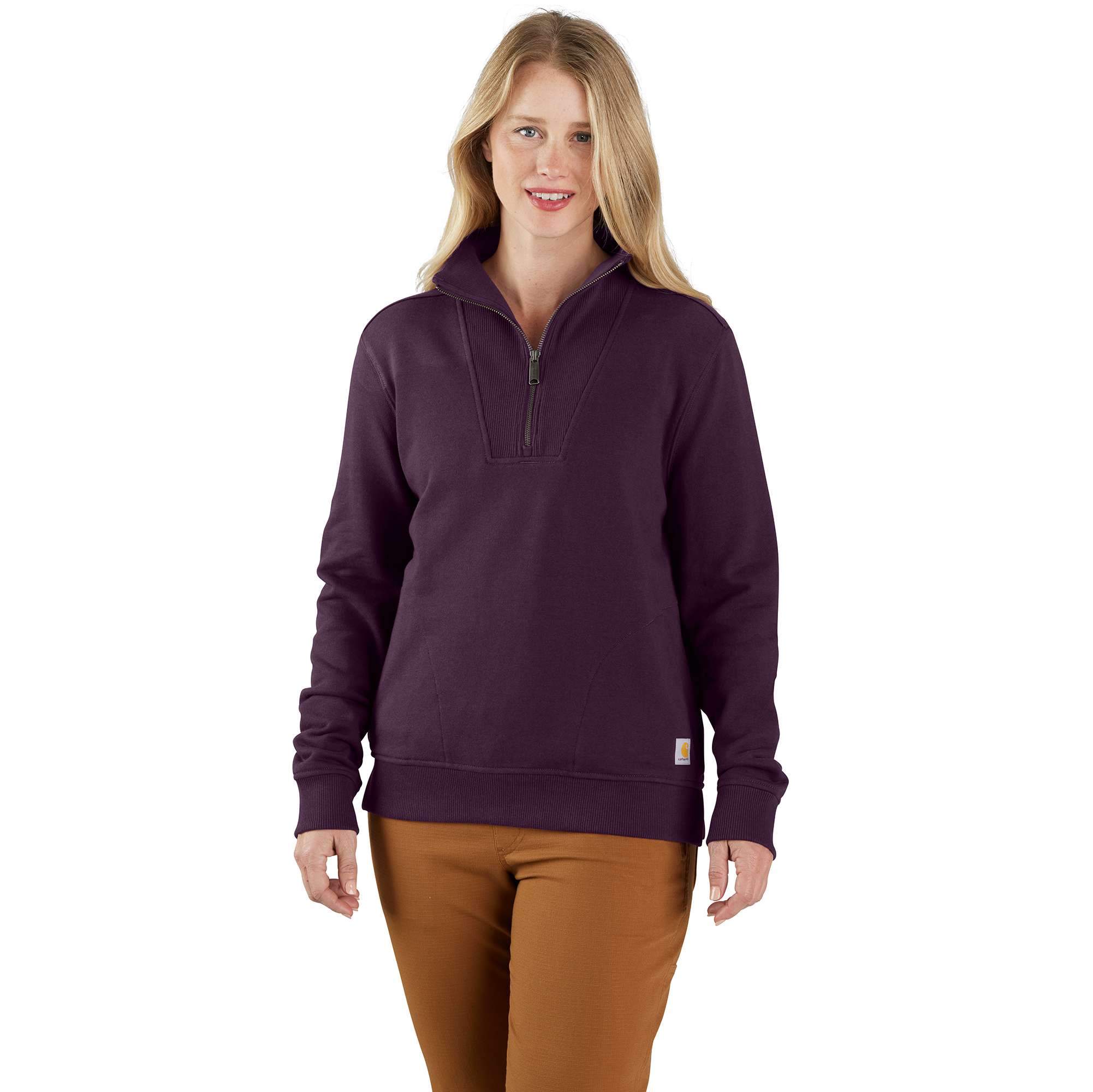 Women's TENCEL™ Fiber Series Relaxed Fit Half-Zip Sweatshirt
