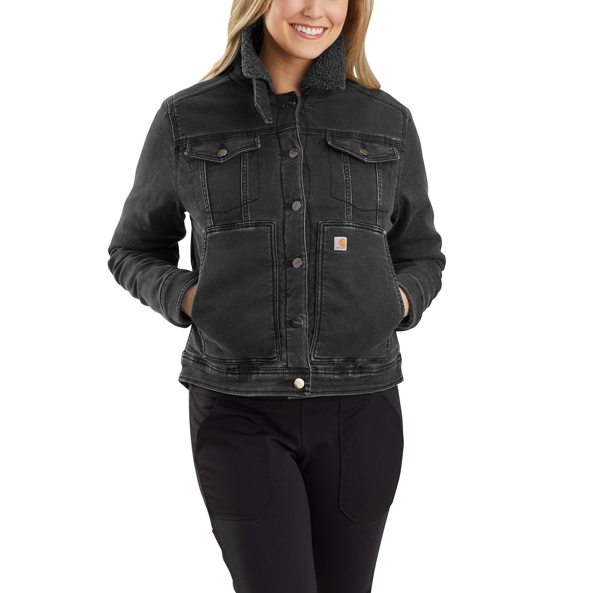Carhartt® Rugged Flex® Denim Sherpa-Lined Jacket | Carhartt