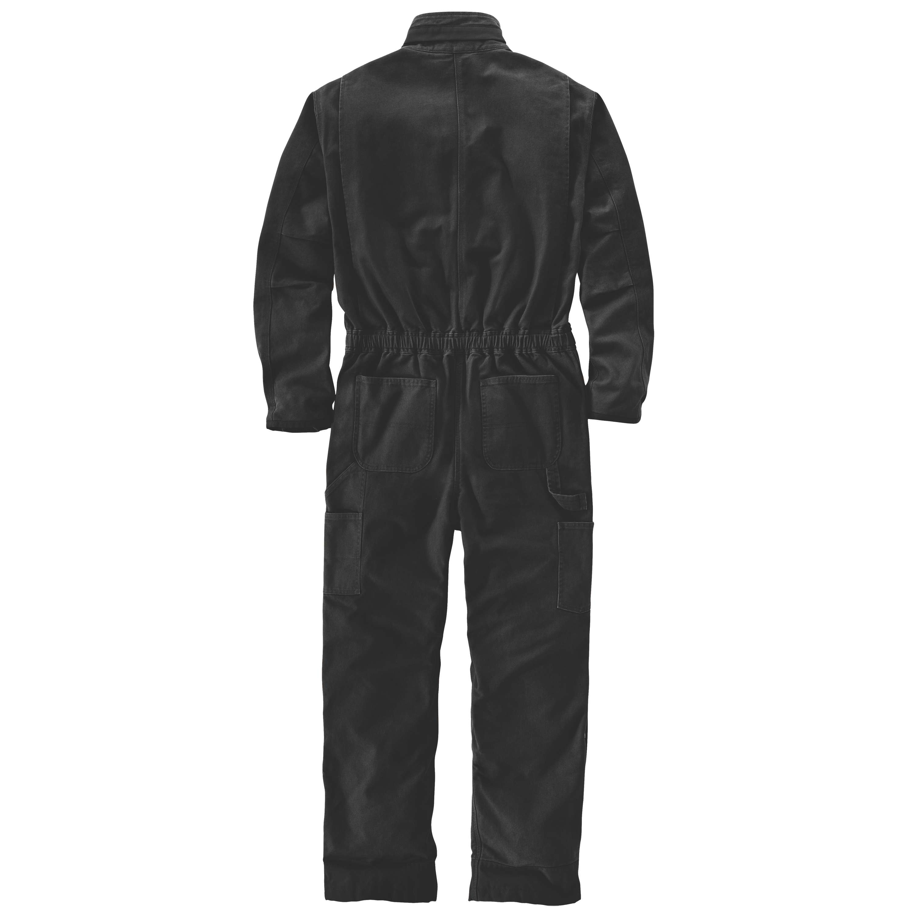 Carhartt quick duck snowsuit coverall brown exterior black shops quilted liner 12m