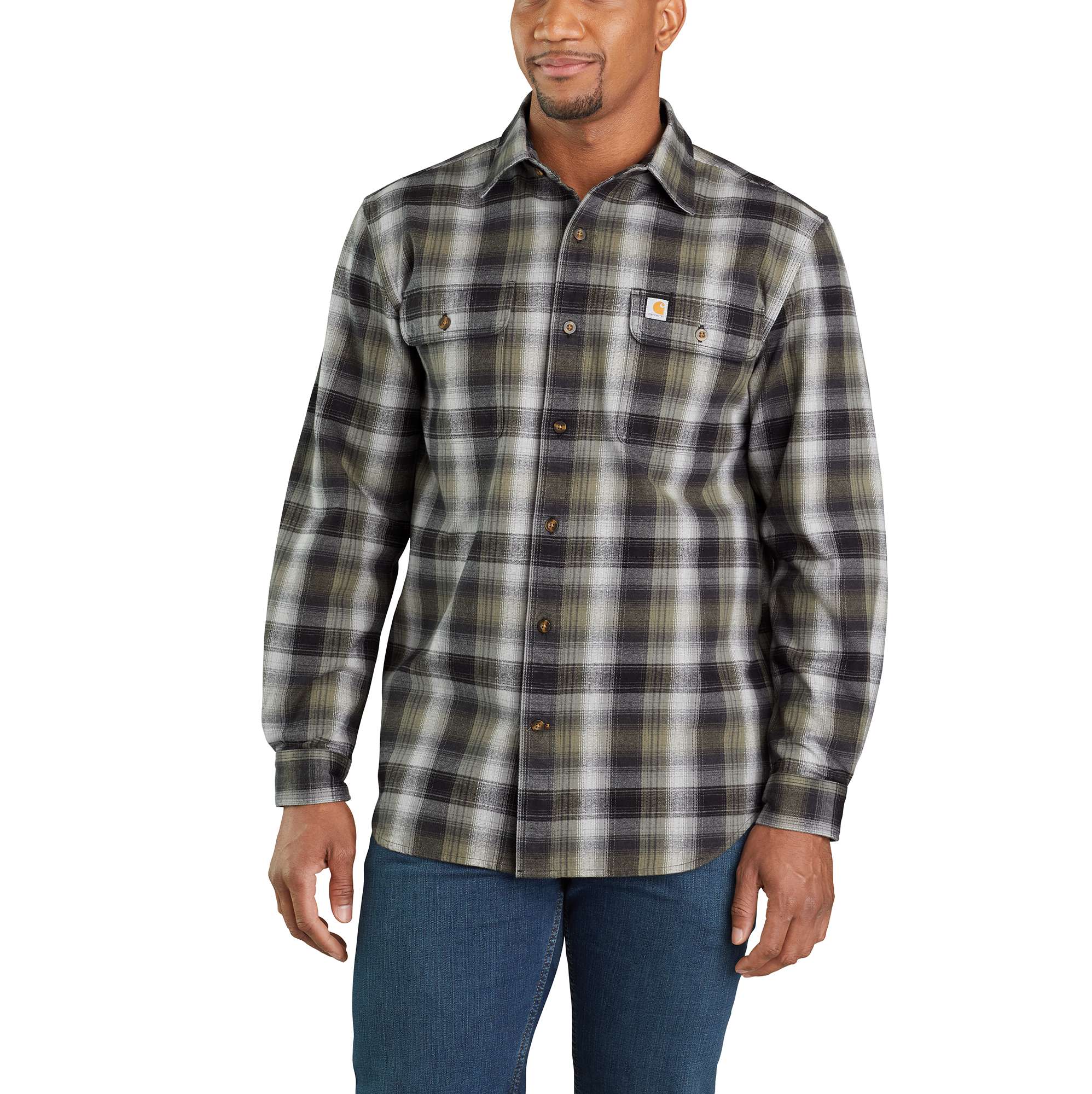 Hubbard Plaid Flannel Shirt | Carhartt Reworked