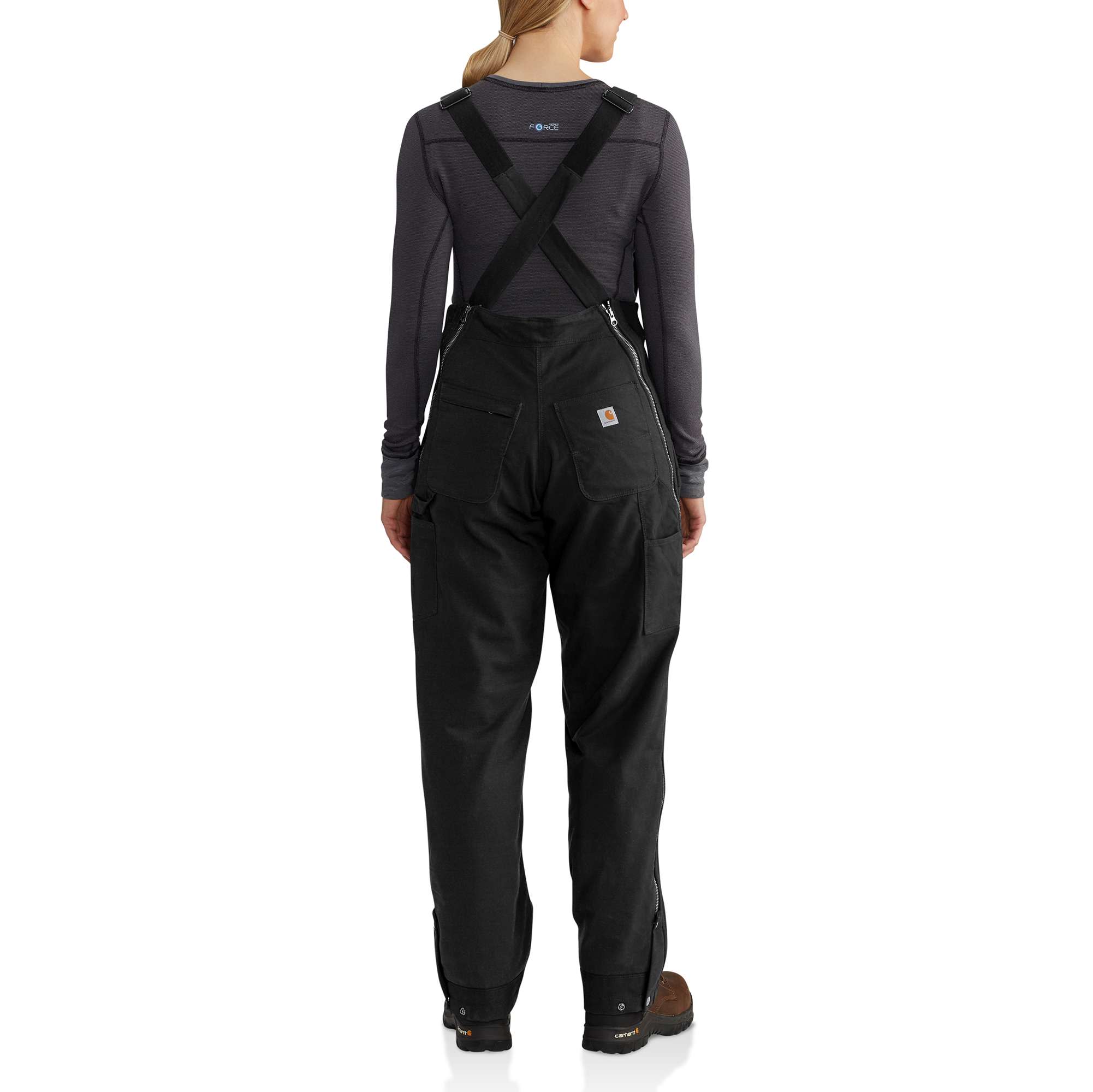 Carhartt overall black hotsell