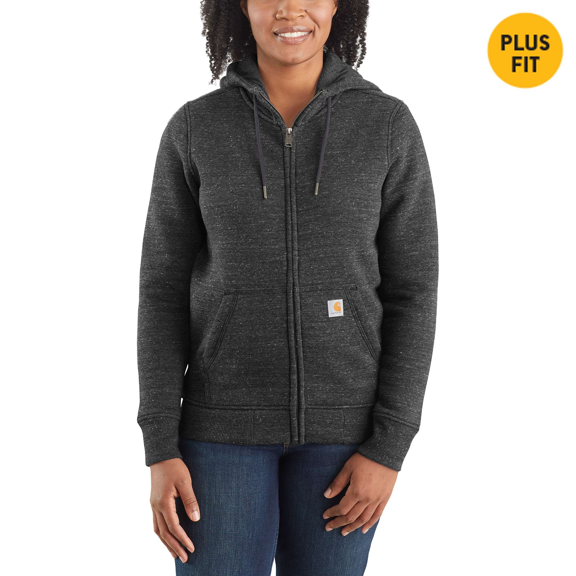 Women's Relaxed Fit Midweight Full-Zip Sweatshirt | Carhartt Reworked