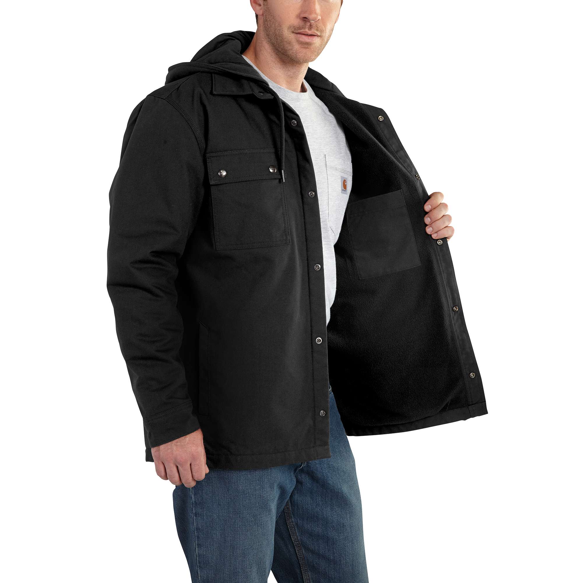 Quick Duck® Roane Hooded Shirt Jac | Carhartt Reworked