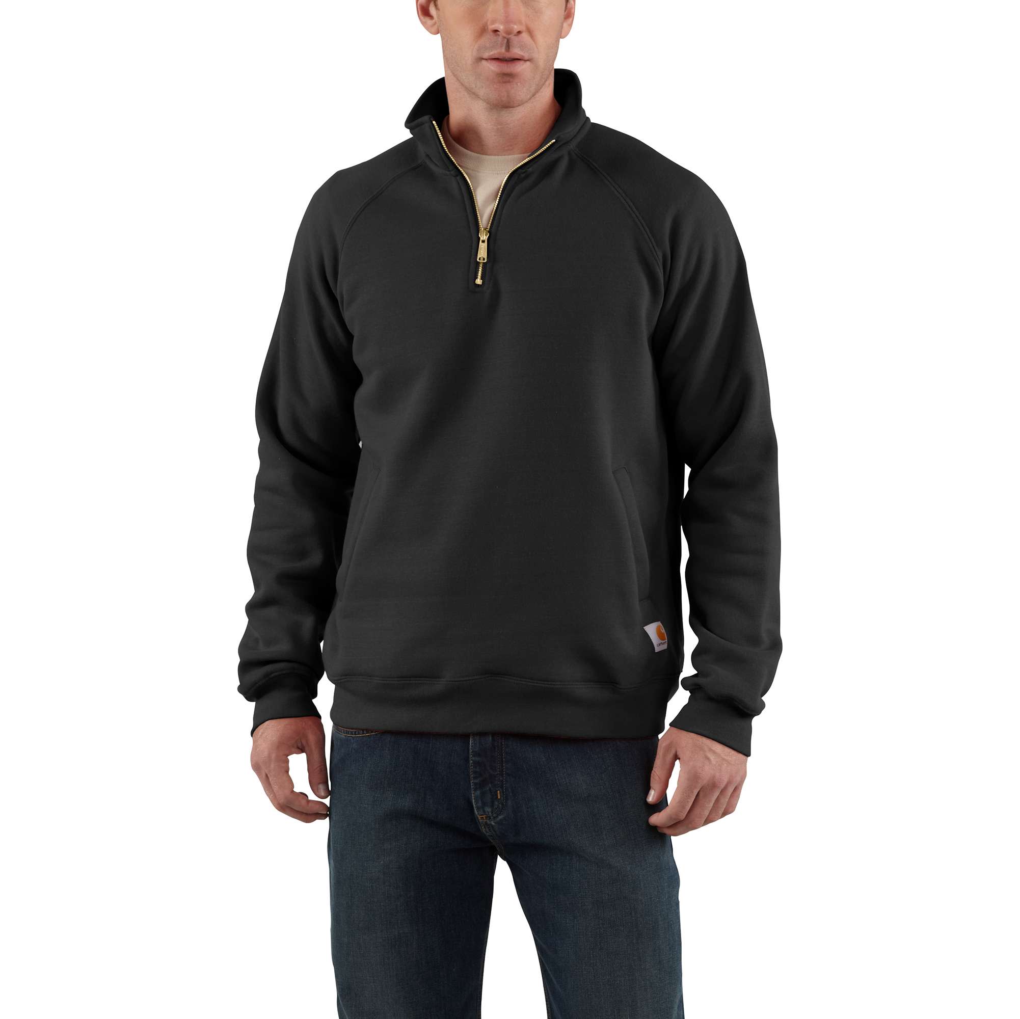 Midweight Quarter-Zip Mock-Neck Sweatshirt | Carhartt Reworked