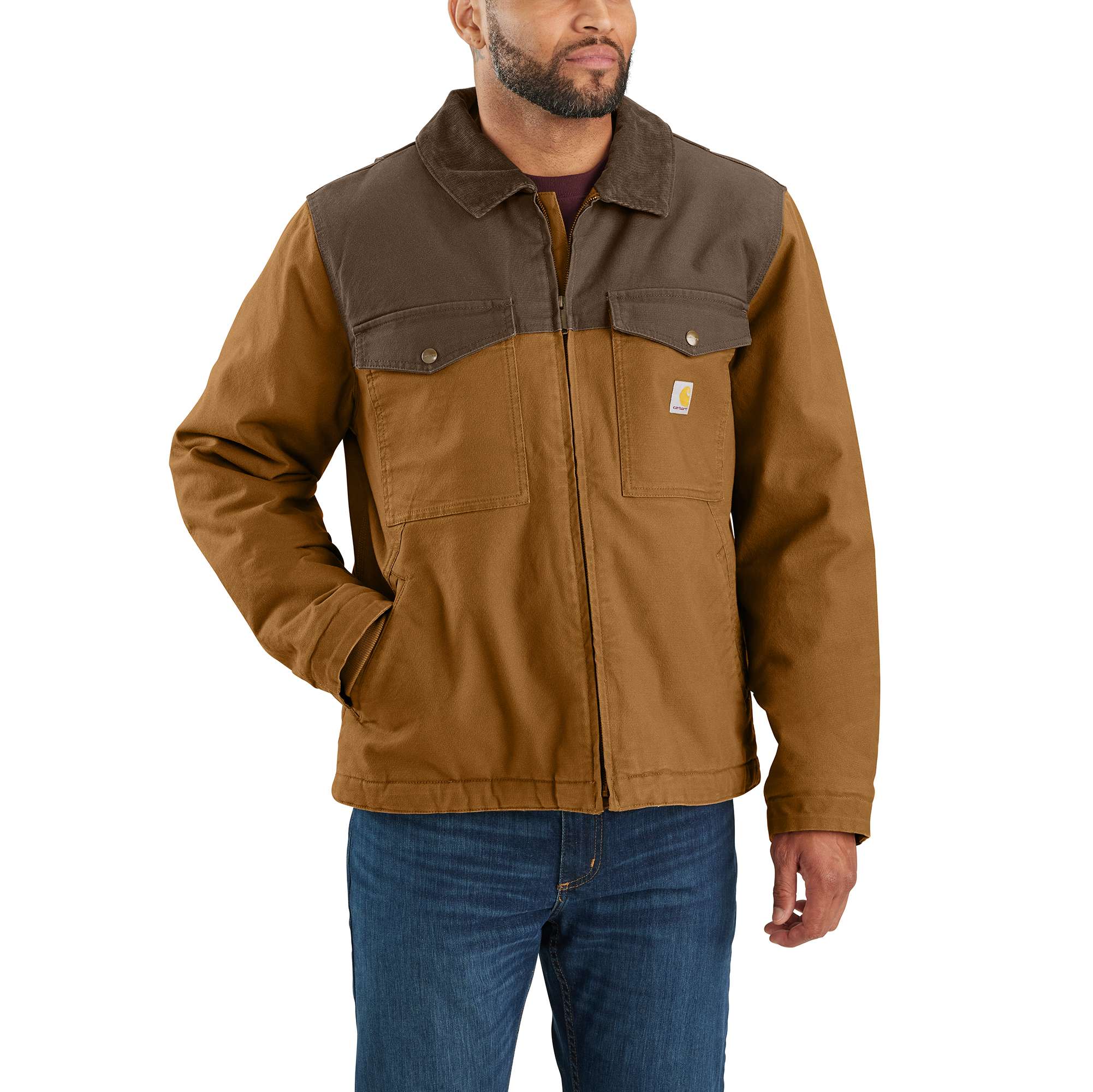 Carhartt フード付きジャケット S ブラウン Montana Rugged Flex® Relaxed Fit Duck Insulated Jacket | Carhartt