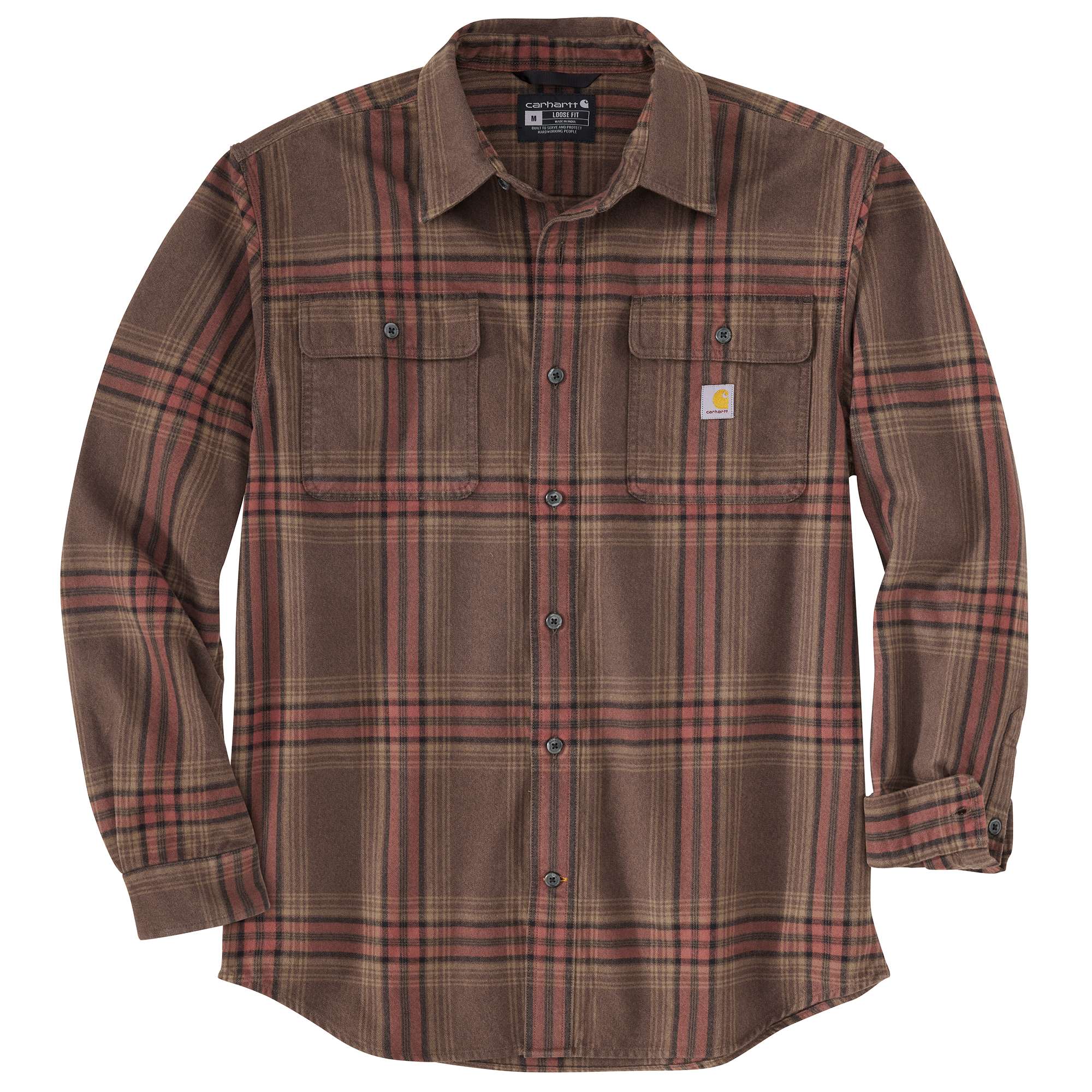 ④ riku1030SSR ProfesserSP4 8.5j9.5j Loose Fit Heavyweight Flannel Long-Sleeve Plaid Shirt | Carhartt