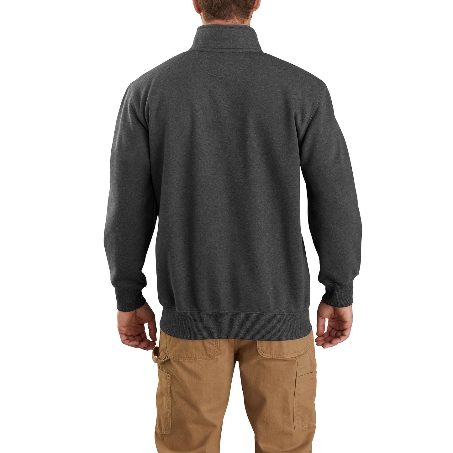 Rain Defender Loose Fit Heavyweight Full-Zip Mock-neck sweatshirt