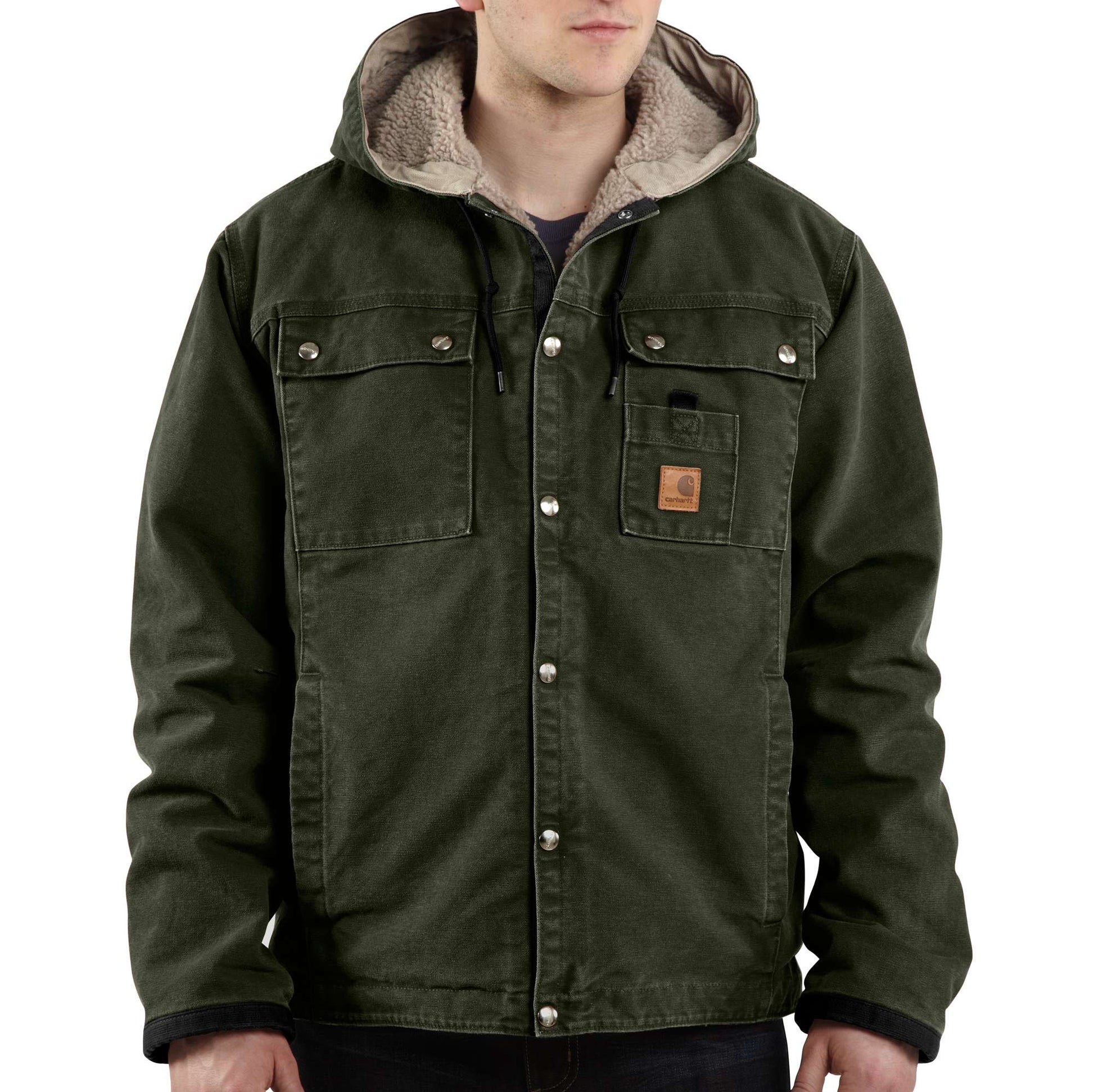 Green Carhartt Bartlett Jacket Winter Coat Snap On Tools Carhartt