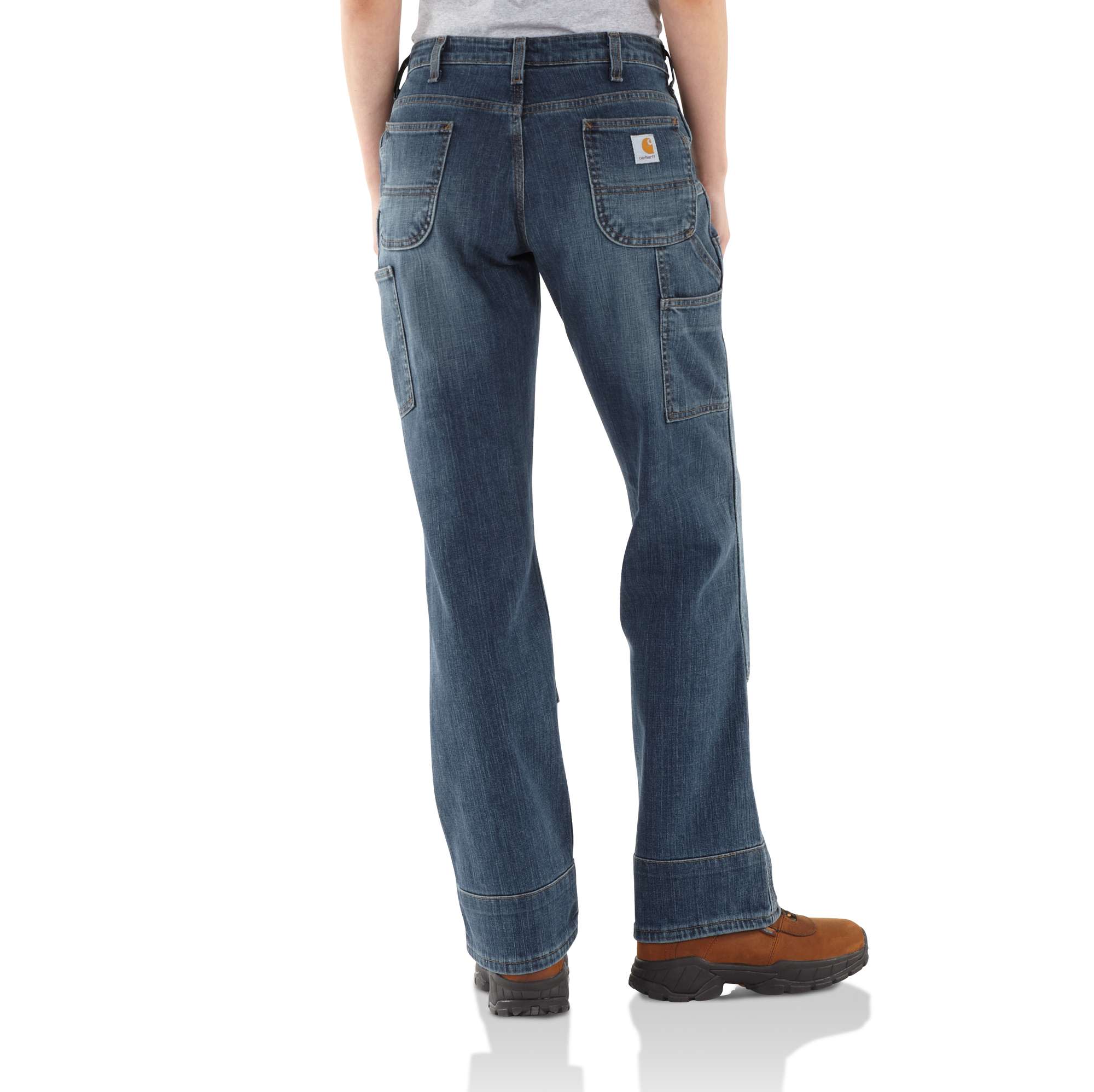 パンツ Carhartt DOUBLE FRONT PANT BLK W34 L30 Double-Front Denim Carpenter Jean | Carhartt Reworked