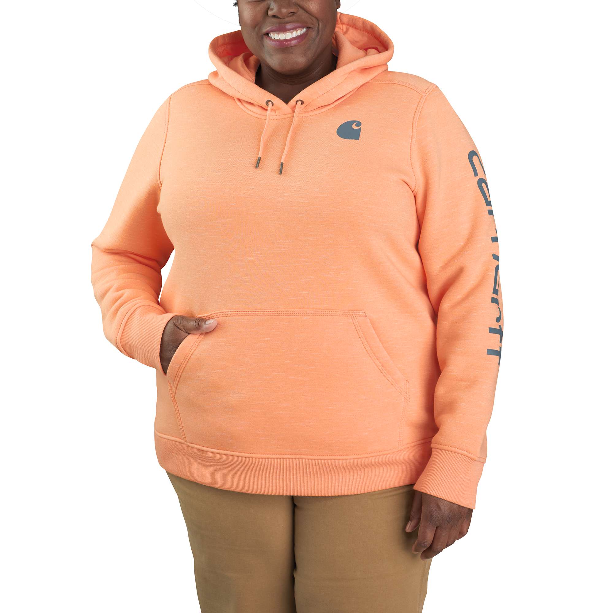 Carhartt women's clarksburg graphic sleeve pullover hoodie online