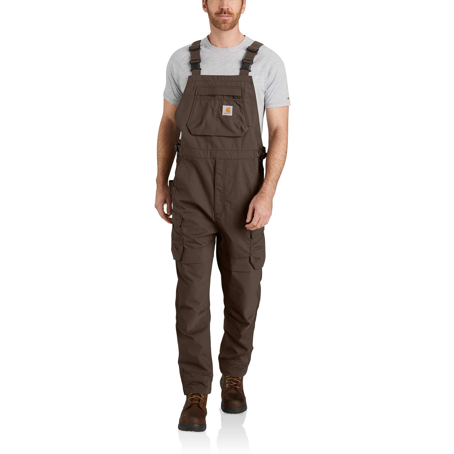 Carhartt Womens Rugged Flex Loose Fit Canvas Bib Overall