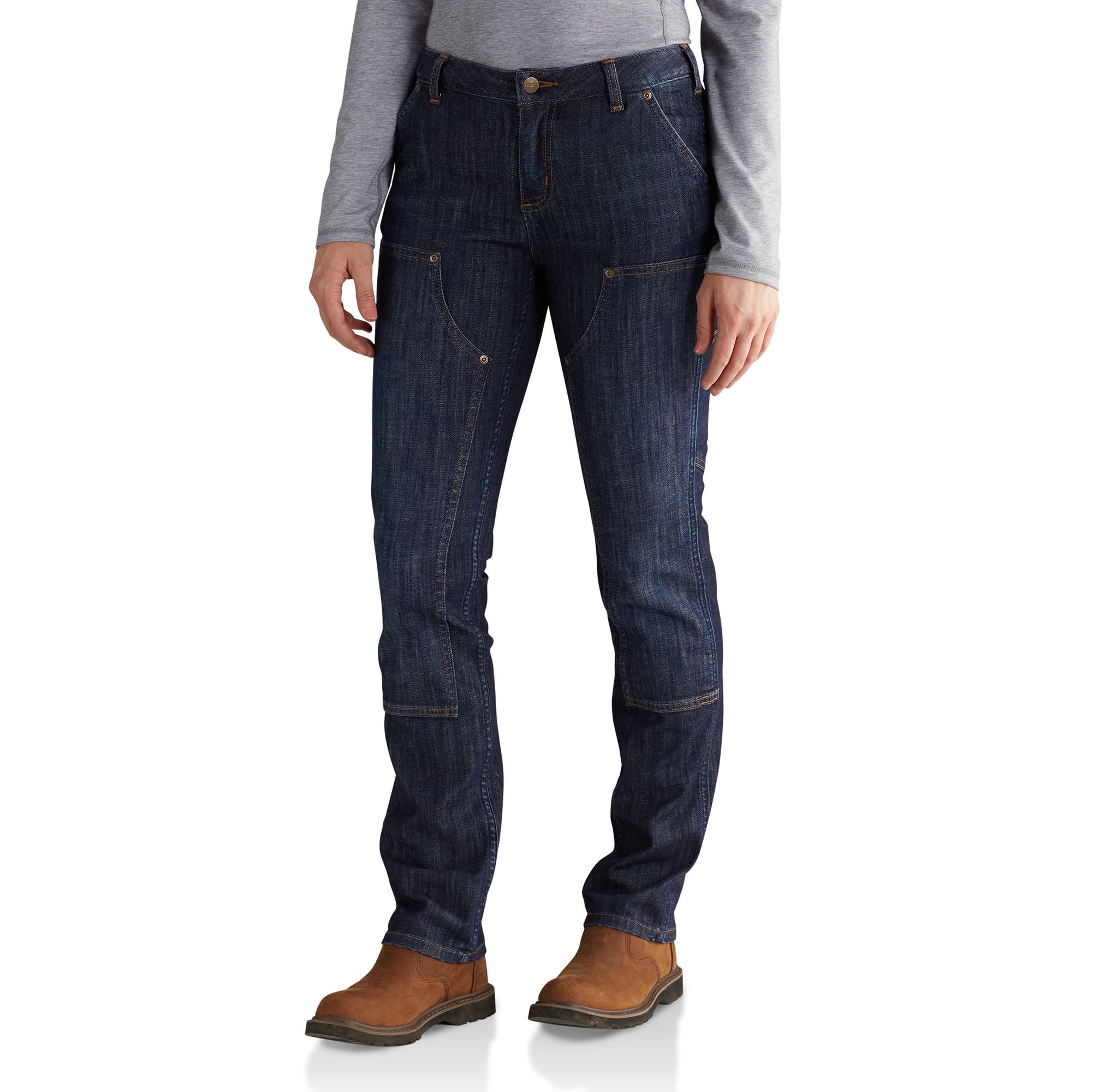 Slim-Fit Layton Double-Front Straight Leg Jean