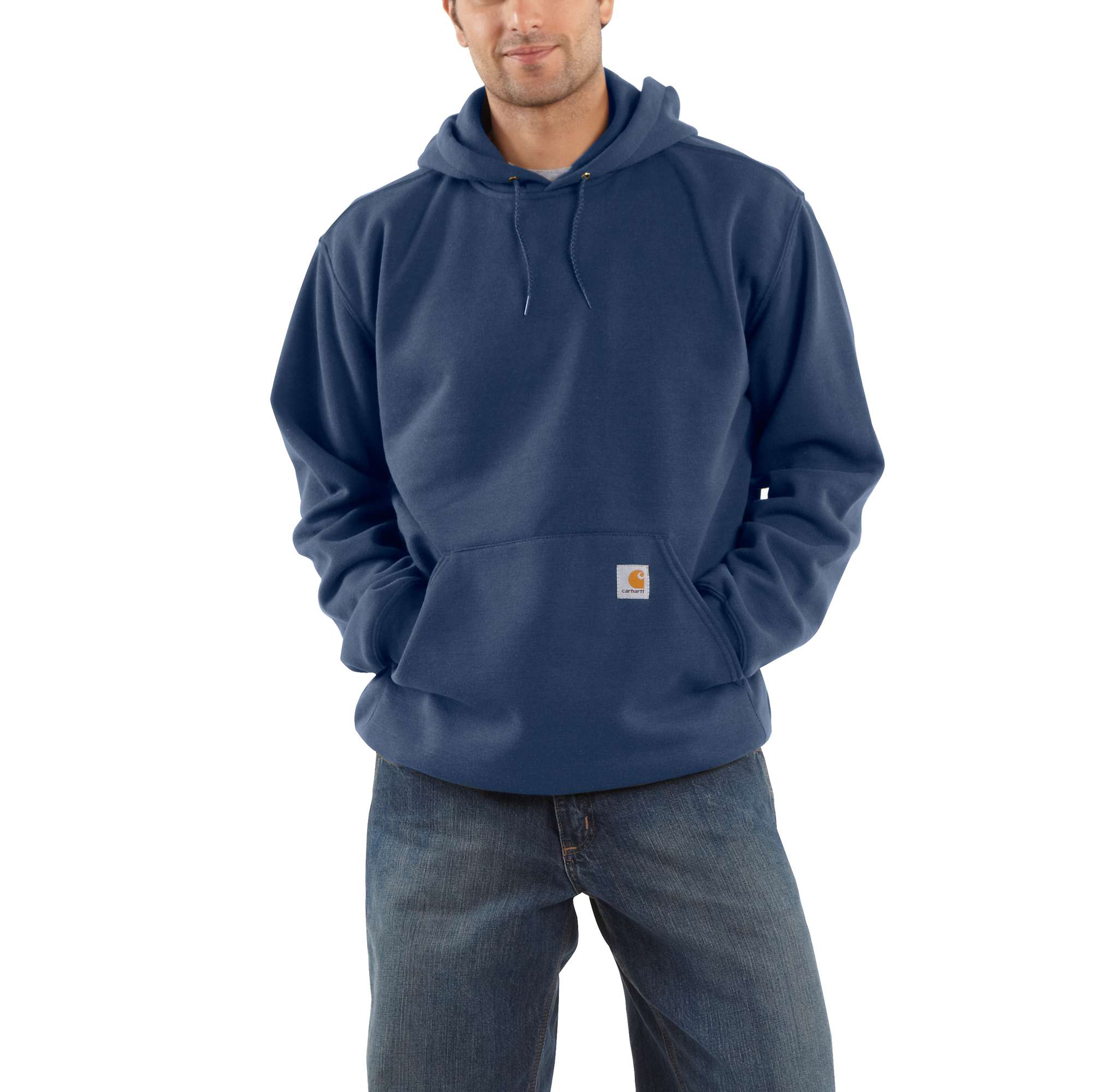 Blue and shop orange carhartt hoodie