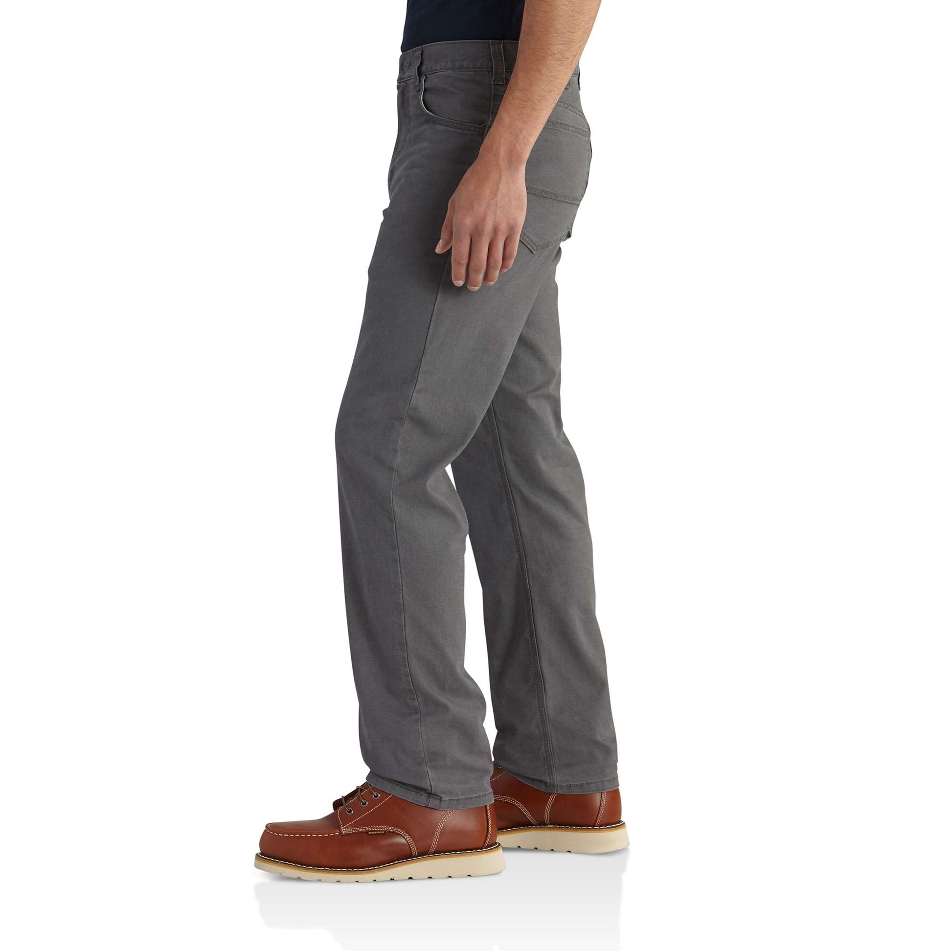 Carhartt Work Pants Rugged Flex Relaxed Fit Mens Canvas 5 Pocket Gray 54×30