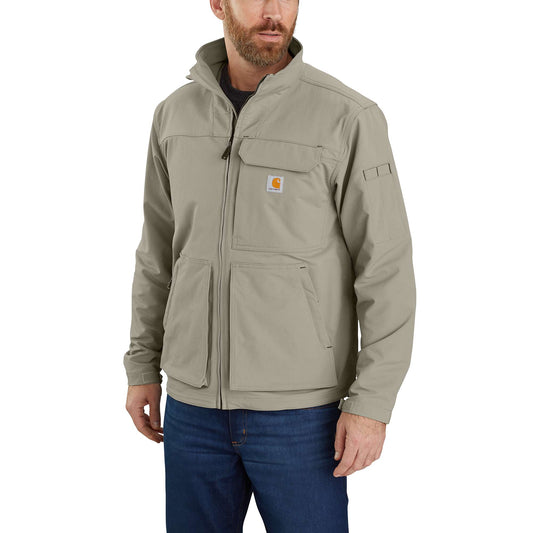 Super Dux™ Relaxed Fit Lightweight Mock-Neck Jacket - 1 Warm Rating