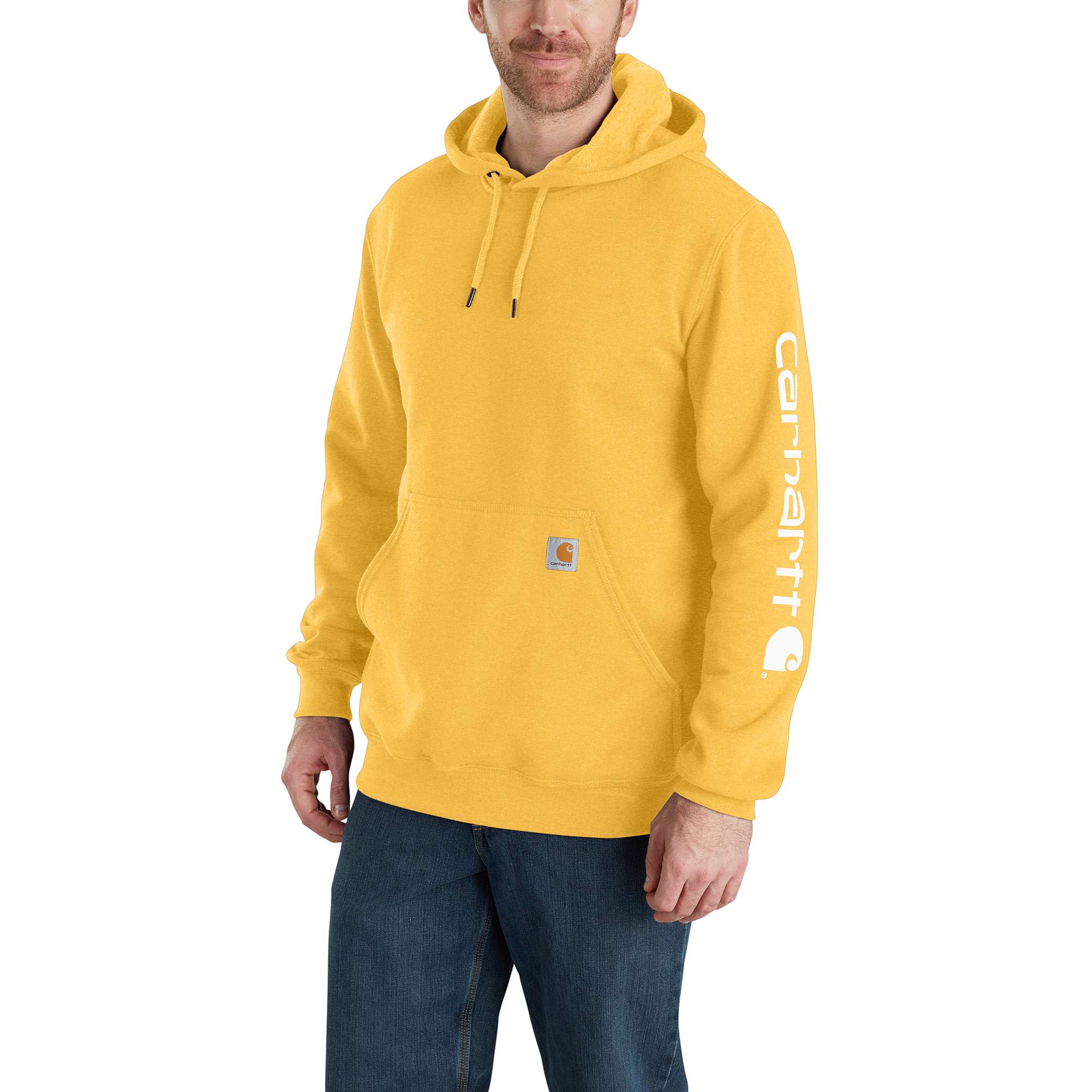 Carhartt hoodie logo on sale