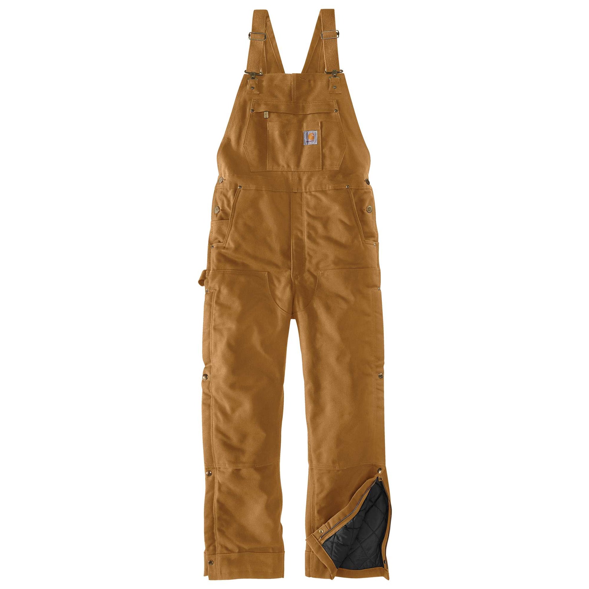 Loose Fit Firm Duck Insulated Bib Overall | Carhartt Reworked
