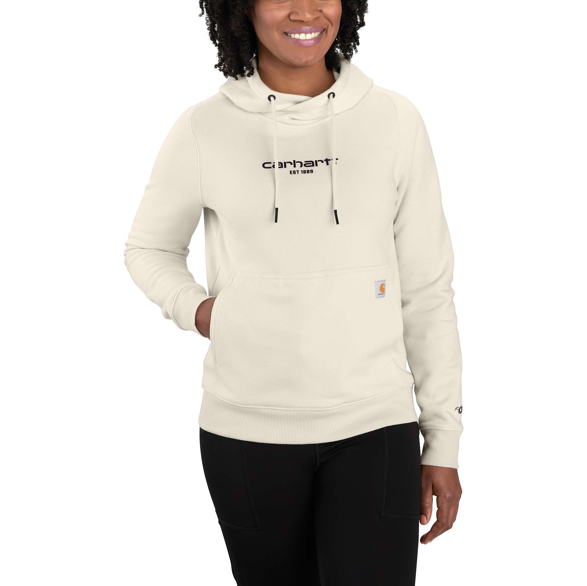 White 2025 carhartt hoodie