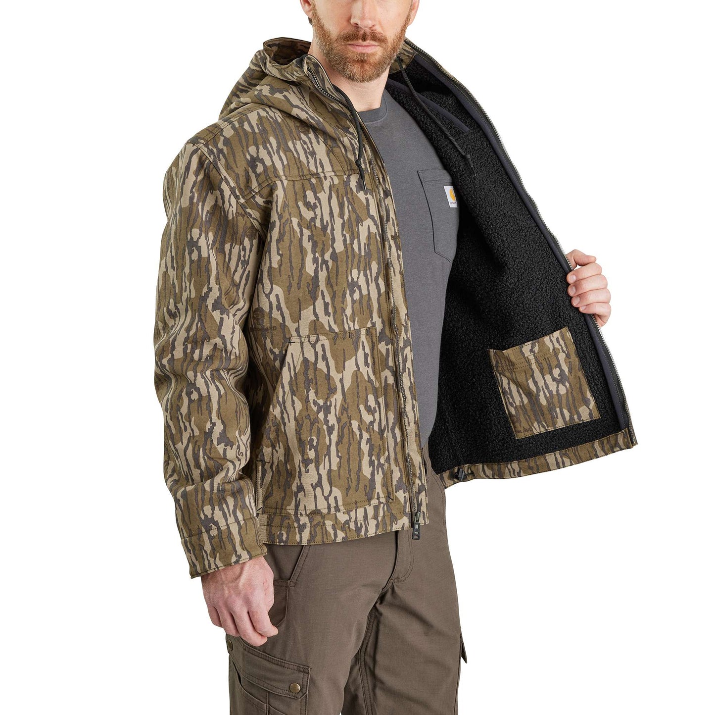 Super Dux™ Relaxed Fit Sherpa Lined Camo Active Jacket Carhartt Reworked 1335