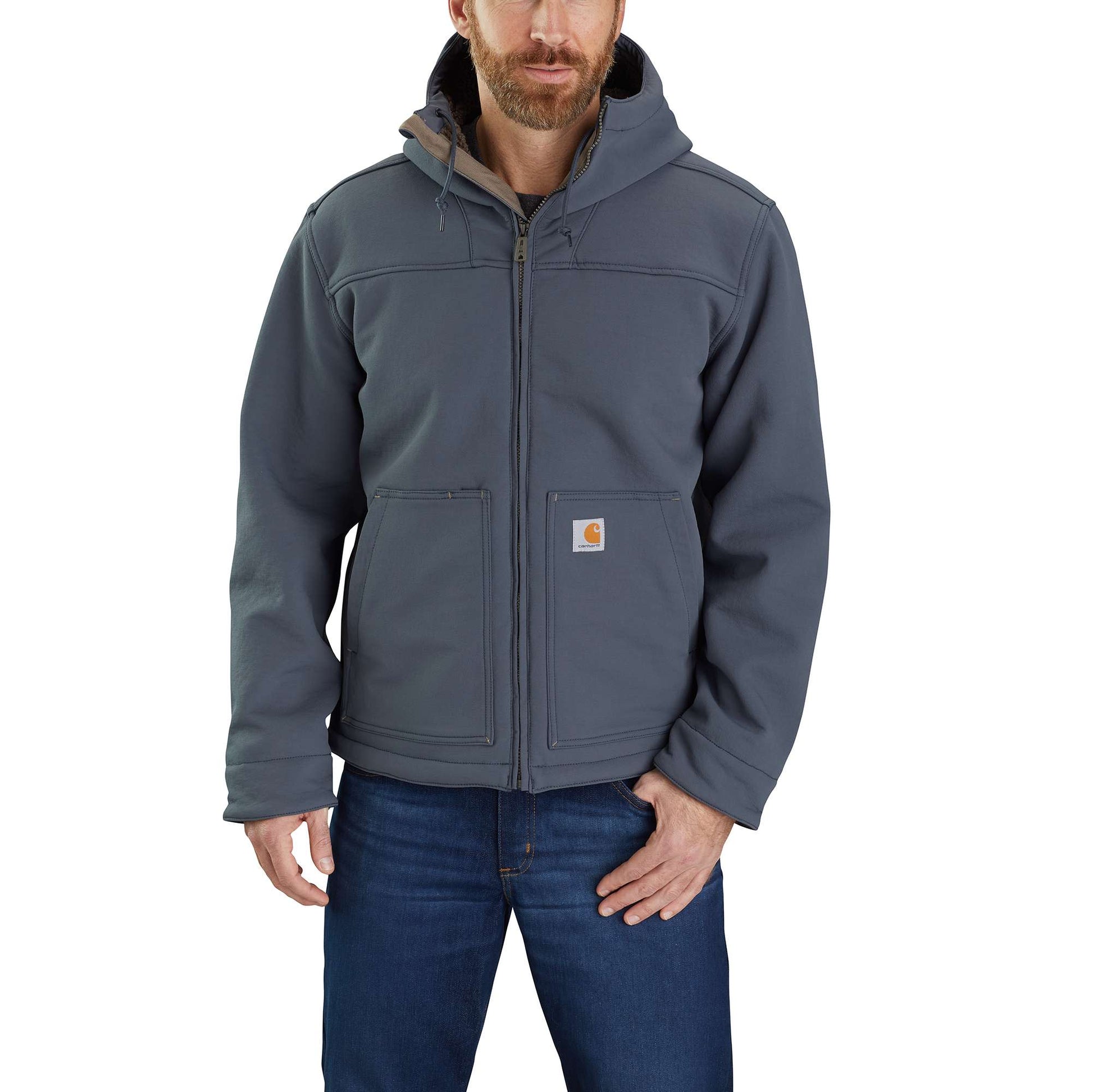 Carhartt Veste d'hiver Homme Super Dux Relaxed Fit Sherpa-Lined Active