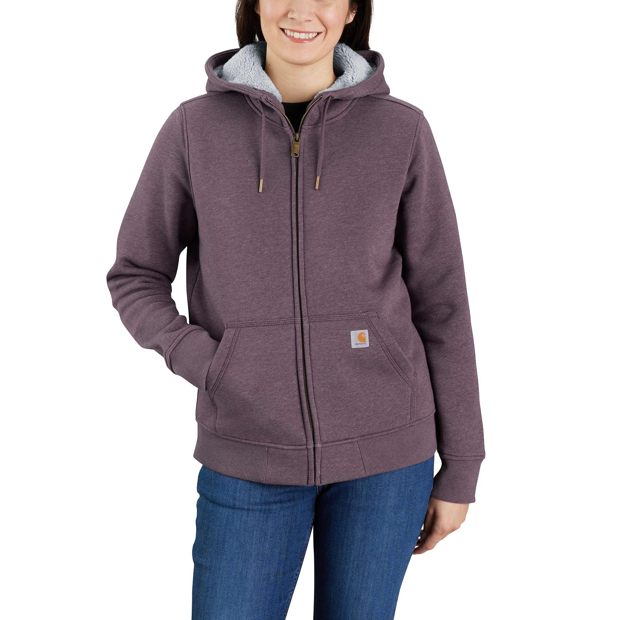 Carhartt fleece 2024 lined hoodie