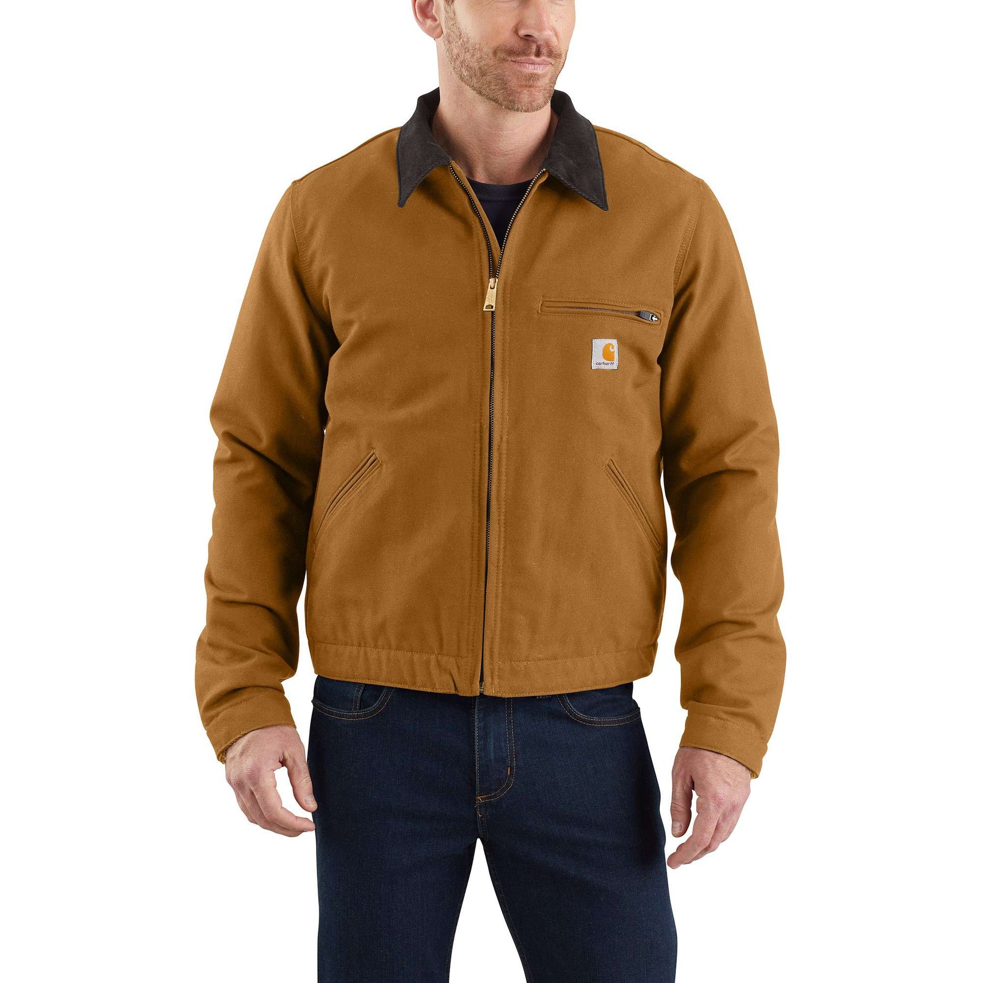 Relaxed Fit Duck Blanket-Lined Detroit Jacket | Carhartt Reworked