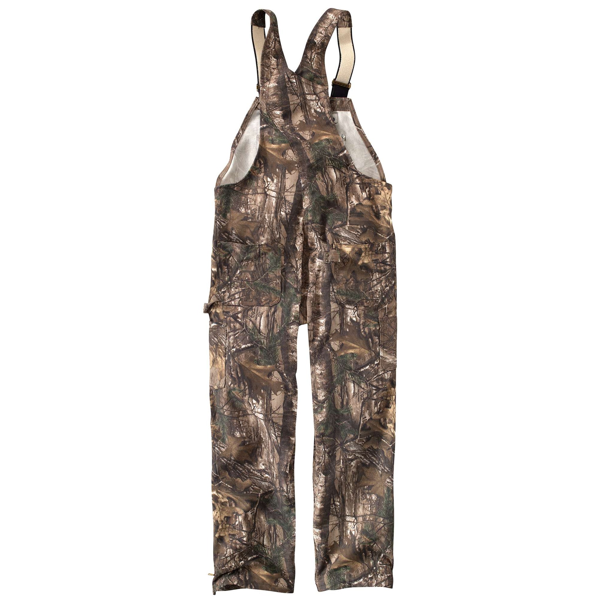 Quilt Lined Camo Bib Overalls - Main Image