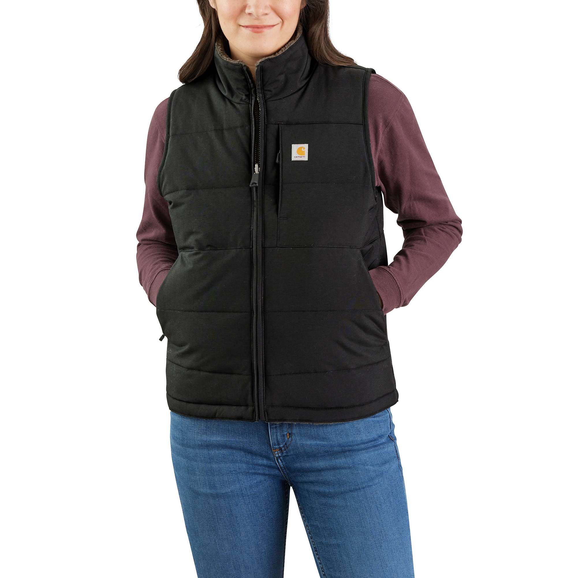 Carhartt vest with top hood