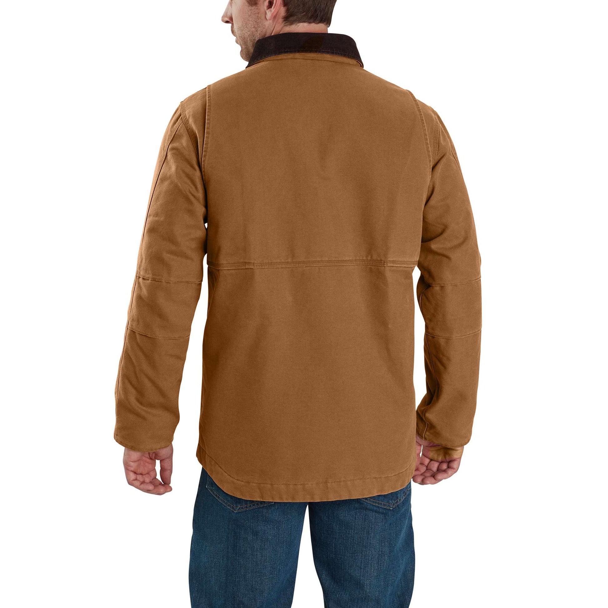Carhartt Men's Brown Duck Traditional Coat