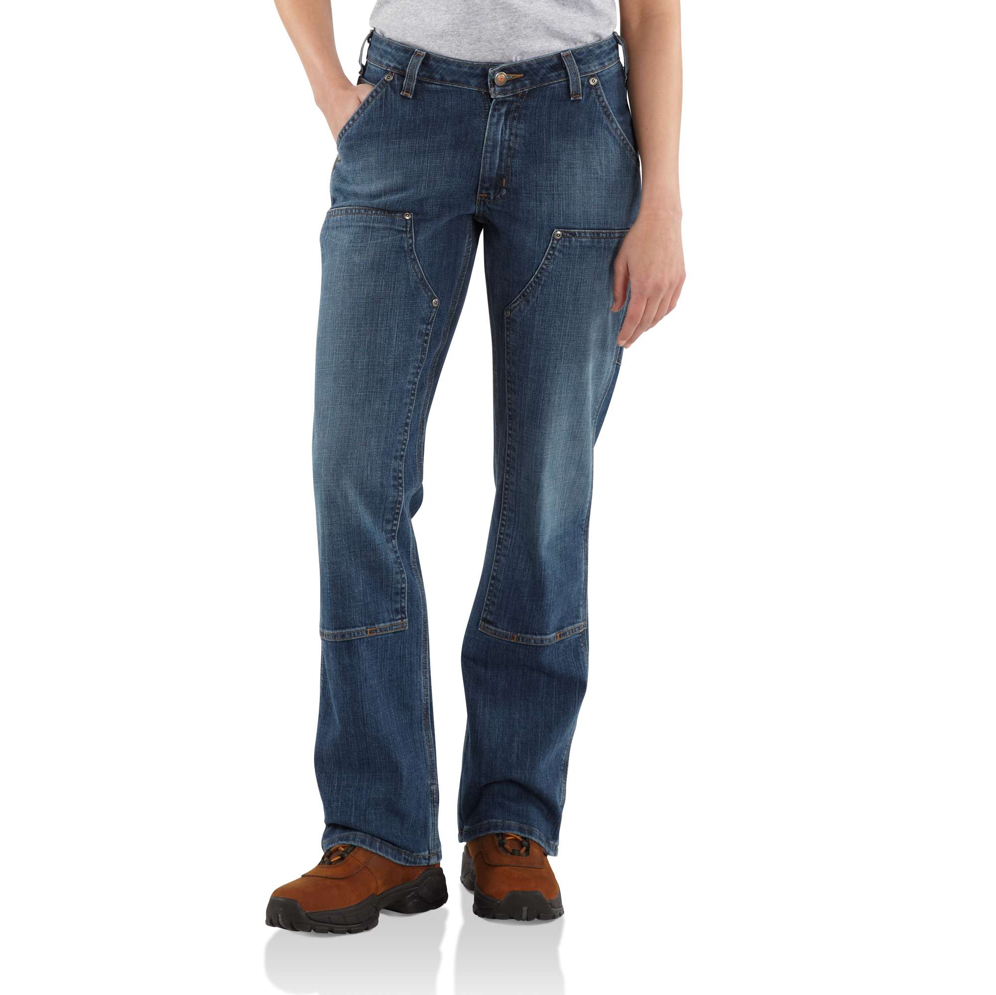 Double-Front Denim Carpenter Jean