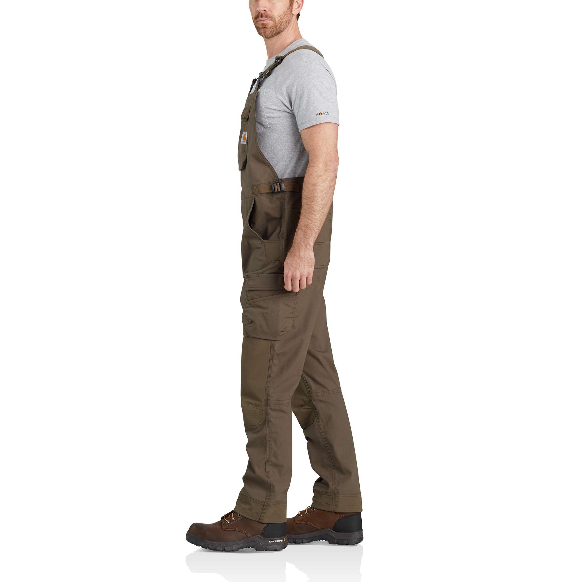 Steel Rugged Flex Ripstop Bib Overall Carhartt Reworked