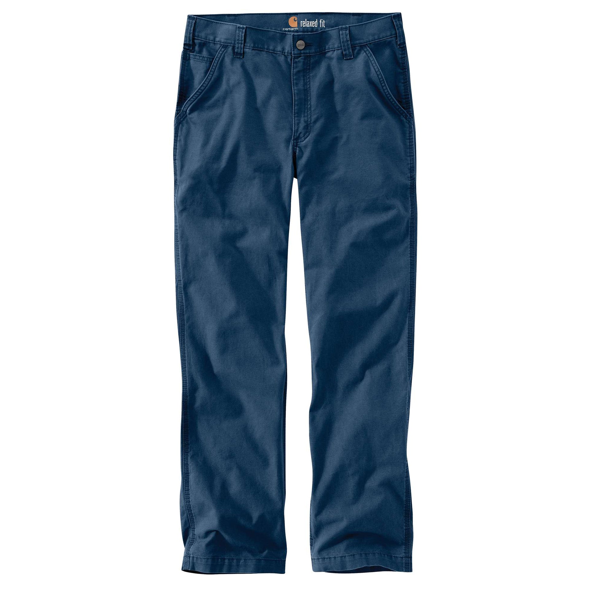 CARHARTT 102291 - Rugged Flex Relaxed Fit Canvas Work Pant - Navy