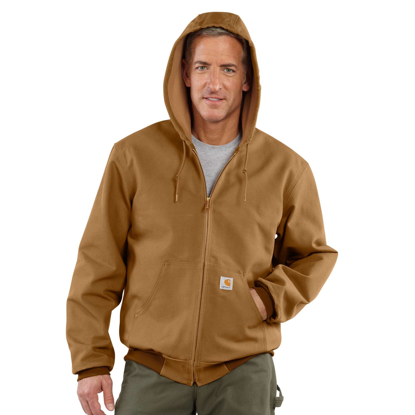 Loose Fit Firm Duck Thermal-Lined Active Jac | Carhartt Reworked