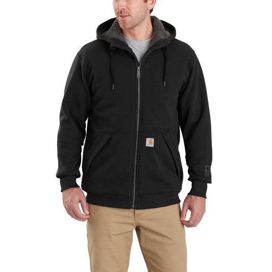 Rain Defender® Relaxed Fit Midweight Sherpa-Lined Full-Zip Sweatshirt