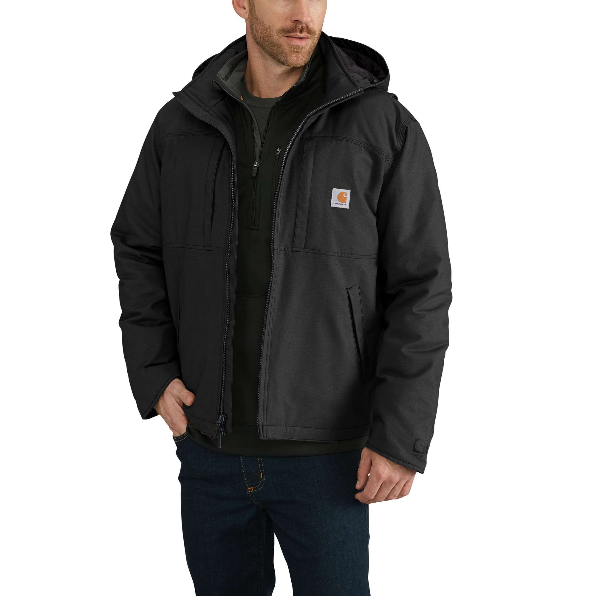 Full Swing® Loose Fit Quick Duck Insulated Jacket - 3 Warmest 