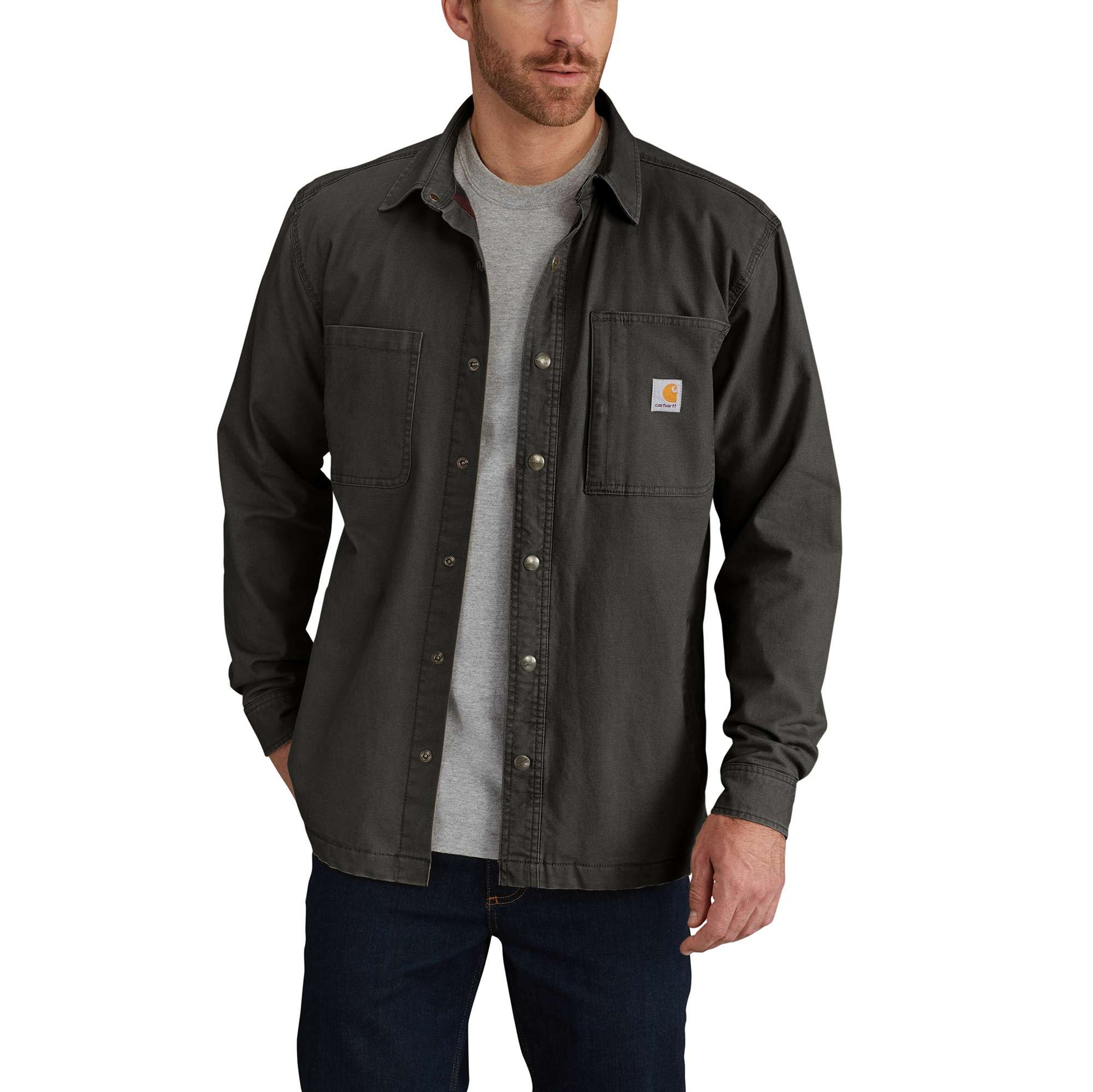 Rugged Flex® Rigby Shirt Jac/Fleece-Lined | Carhartt Reworked
