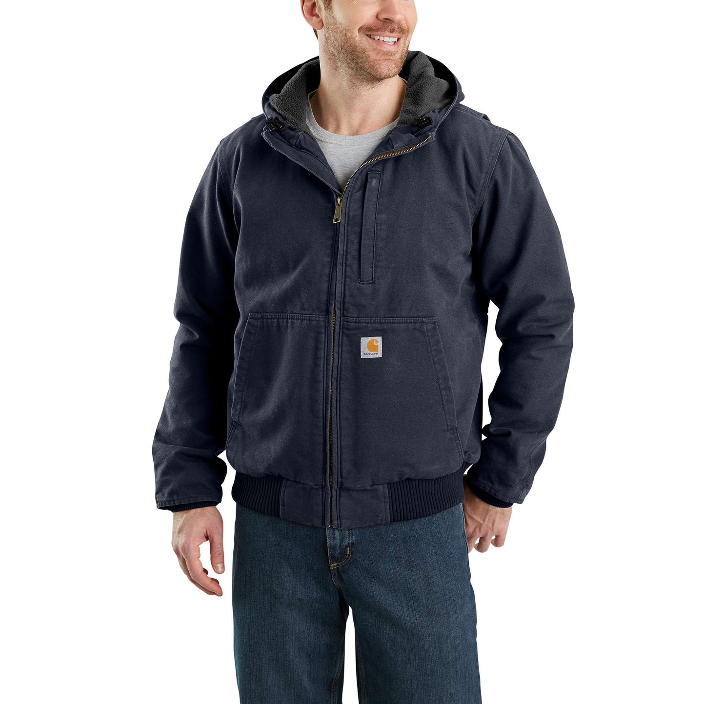 Full Swing® Loose Fit Washed Duck Fleece-Lined Active Jac - 2 Warmer Rating