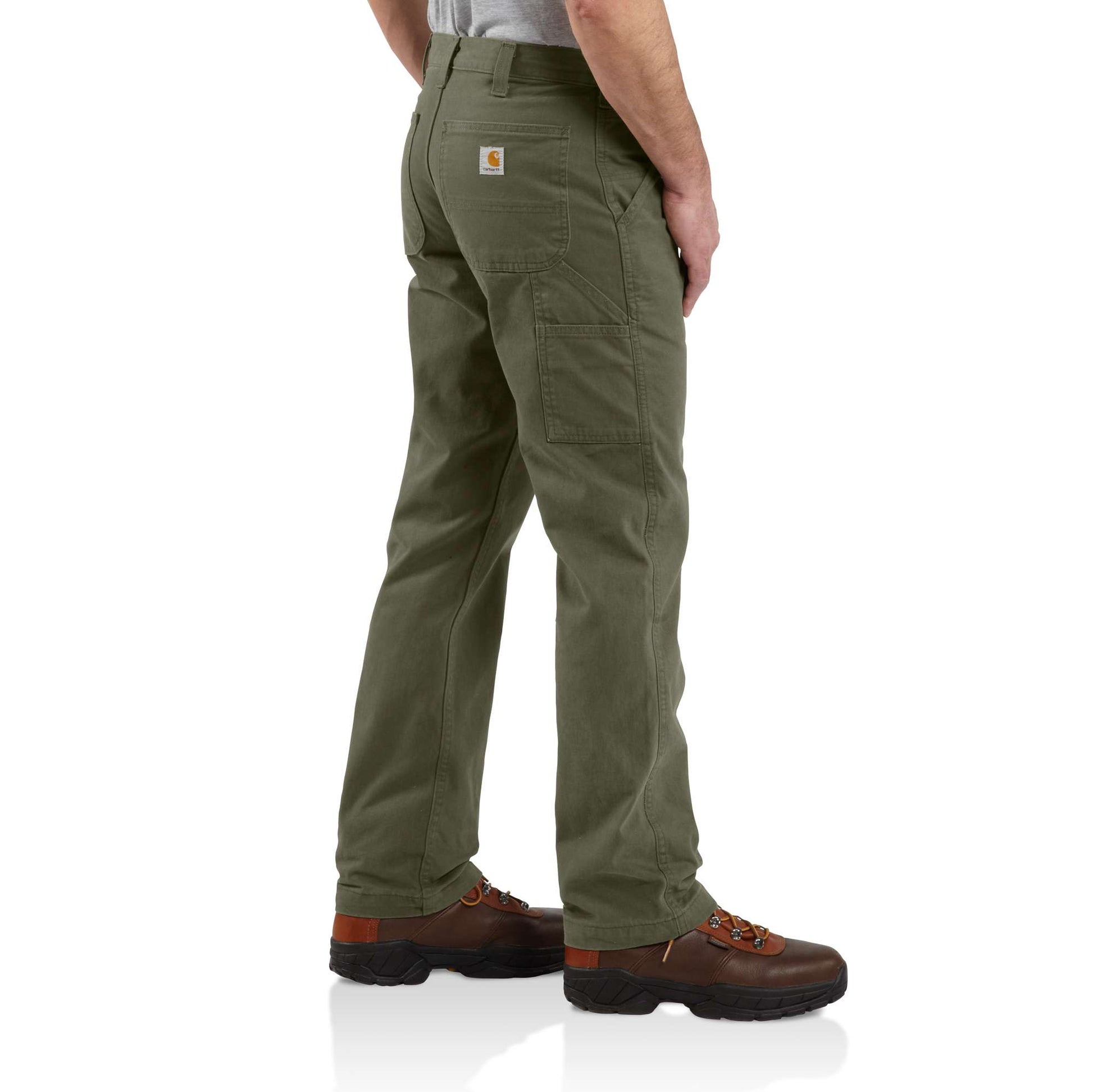 Carhartt Pants Mens W42XL32 Khaki Mid Rise Relaxed Fit Lightweight Out