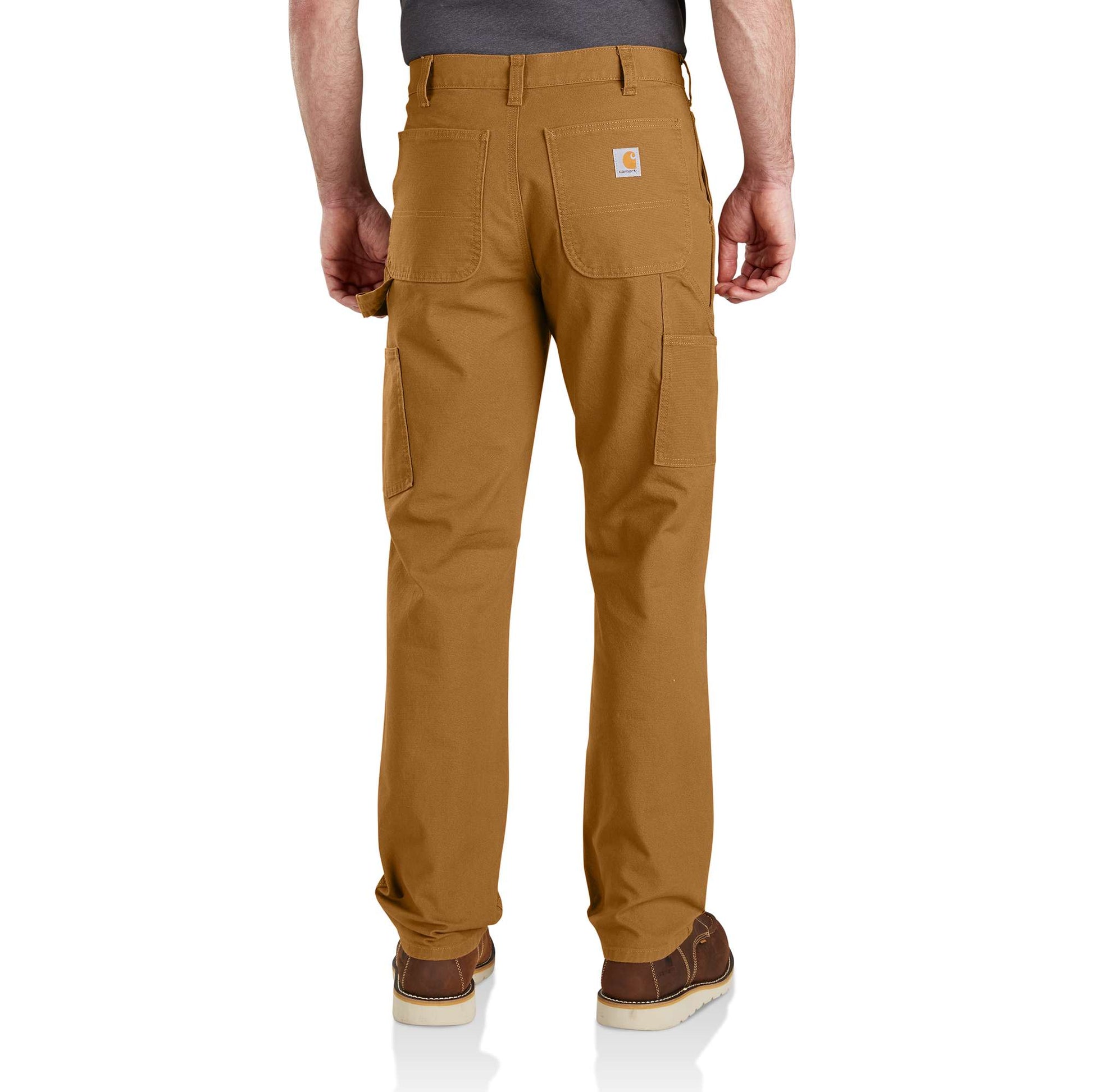 Carhartt Jeans Workwear Brown Boyfriend Relaxed Work Pants Baggy