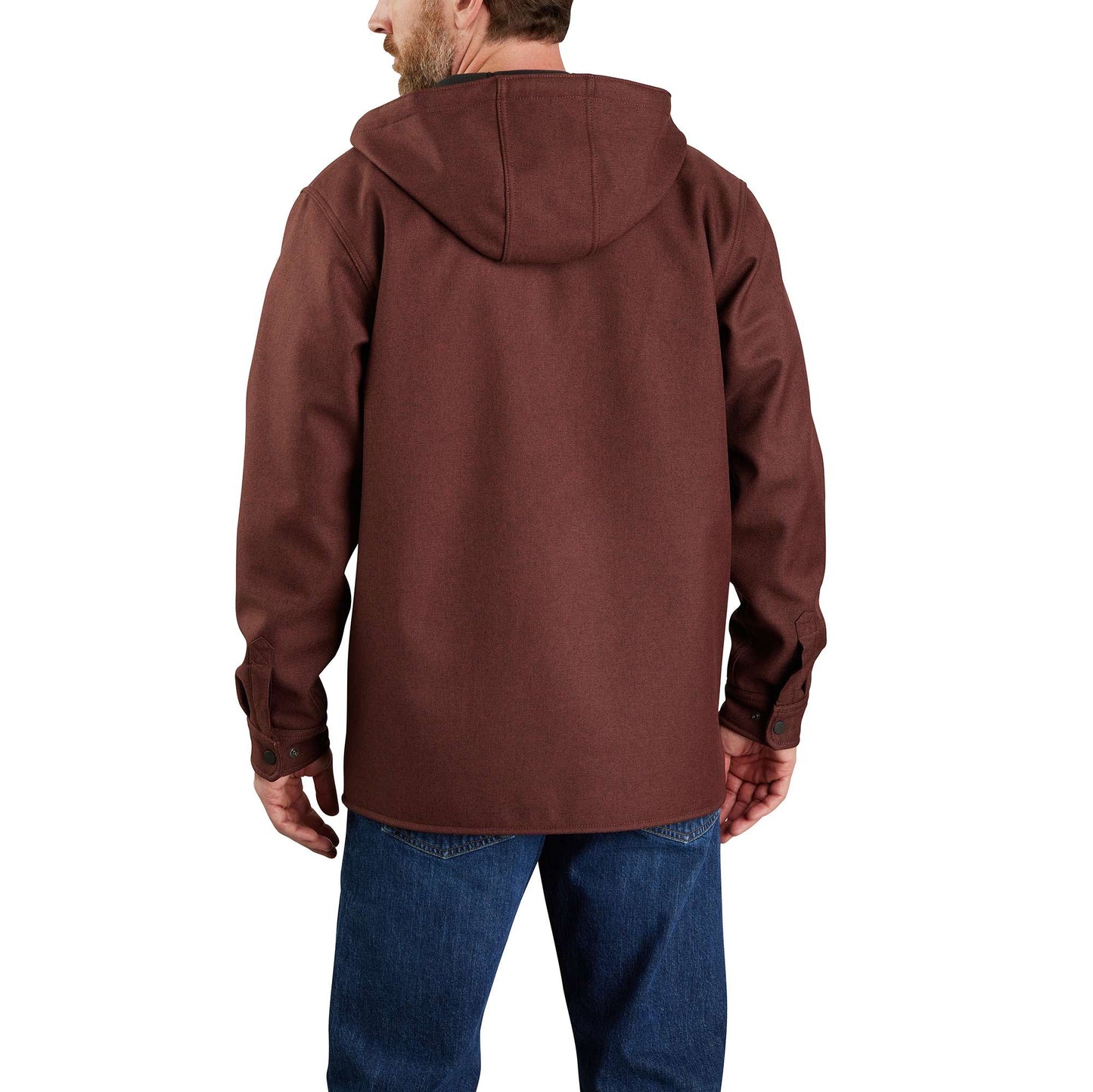 Men's Rain Defender Relaxed Fit Heavyweight Hooded Shirt Jacket