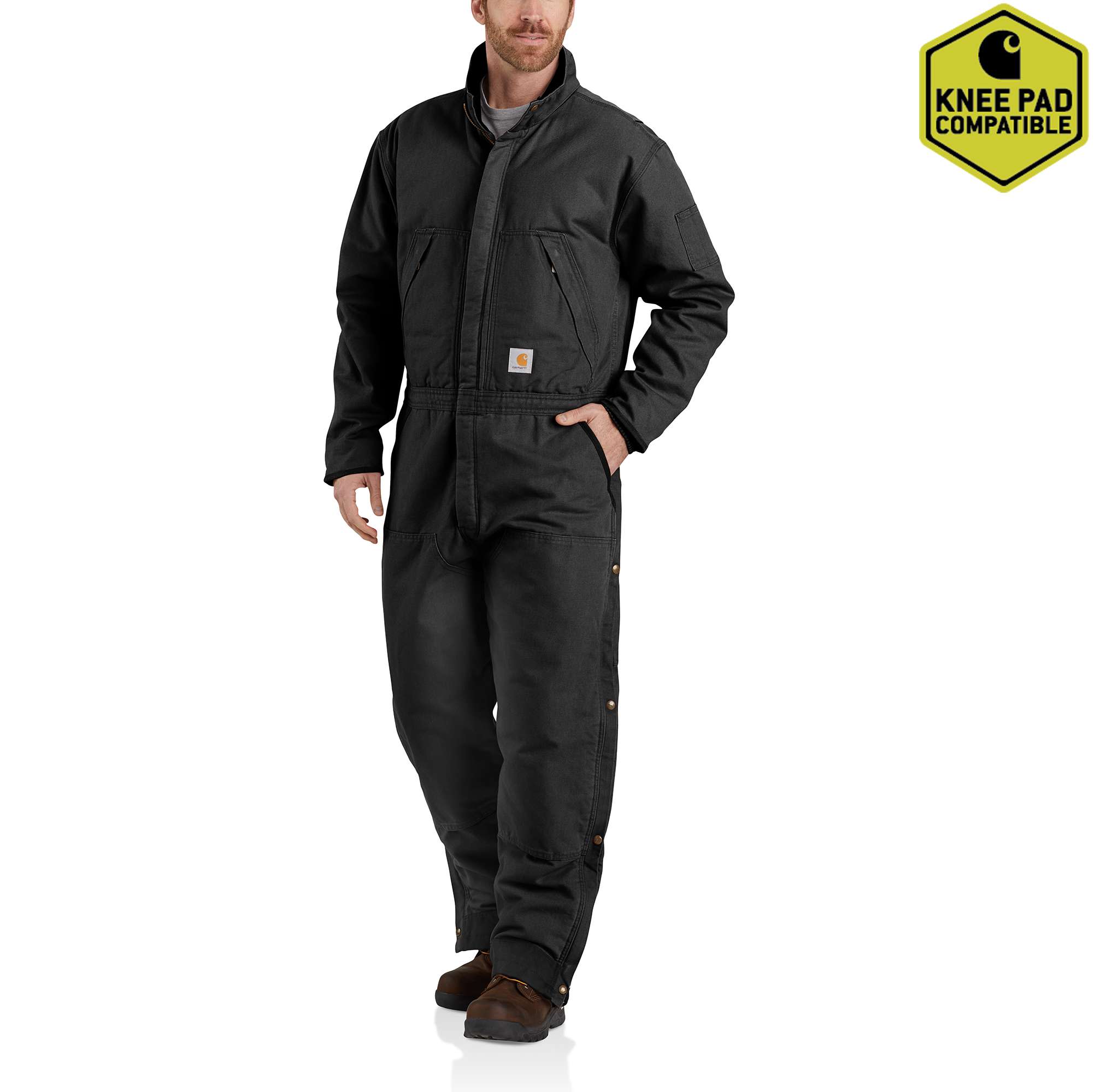 Loose Fit Washed Duck Insulated Coverall | Carhartt Reworked